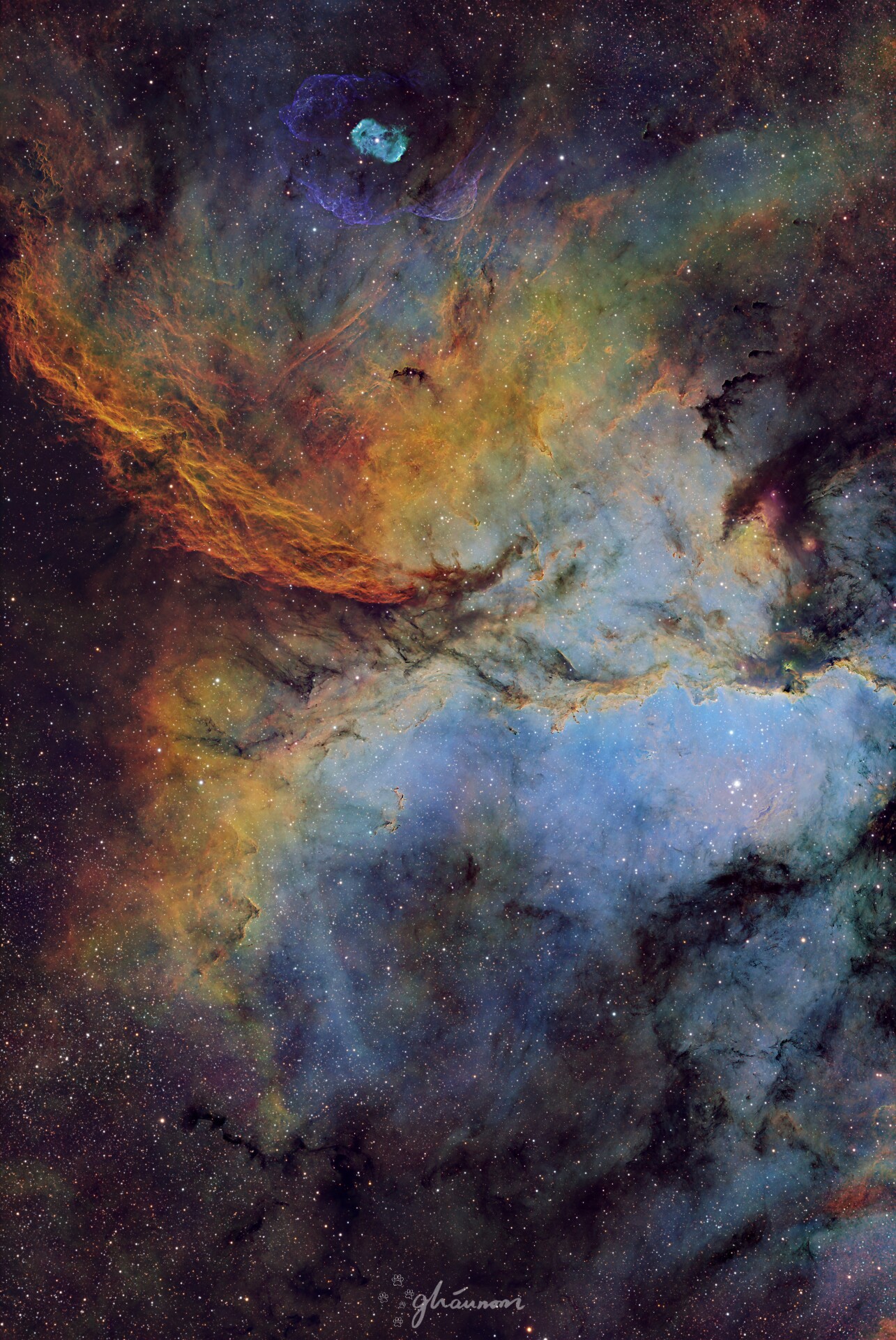 NGC6188 天壇群龙与NGC6164龙蛋蛋