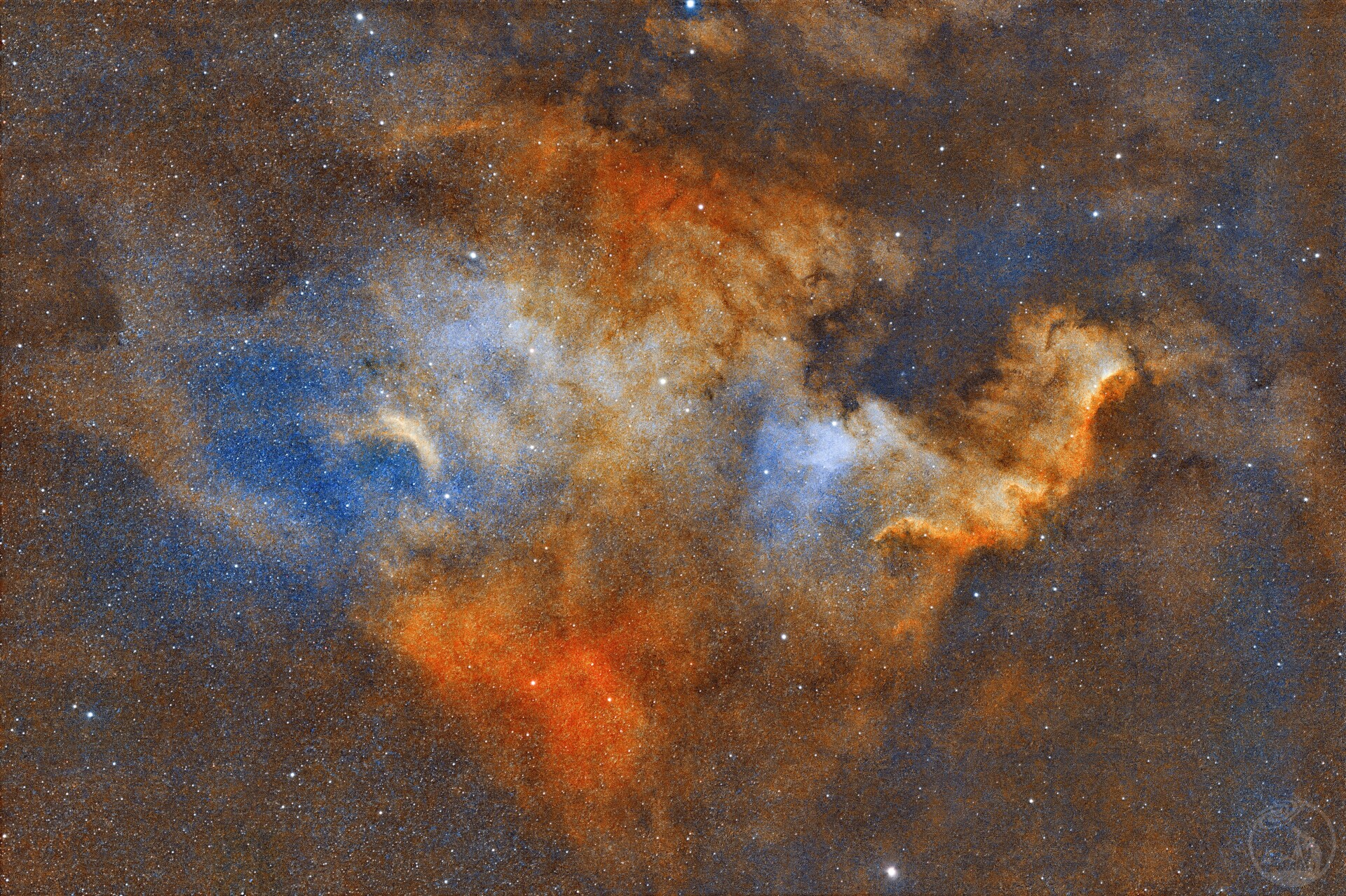 8级区北美洲星云/NGC7000