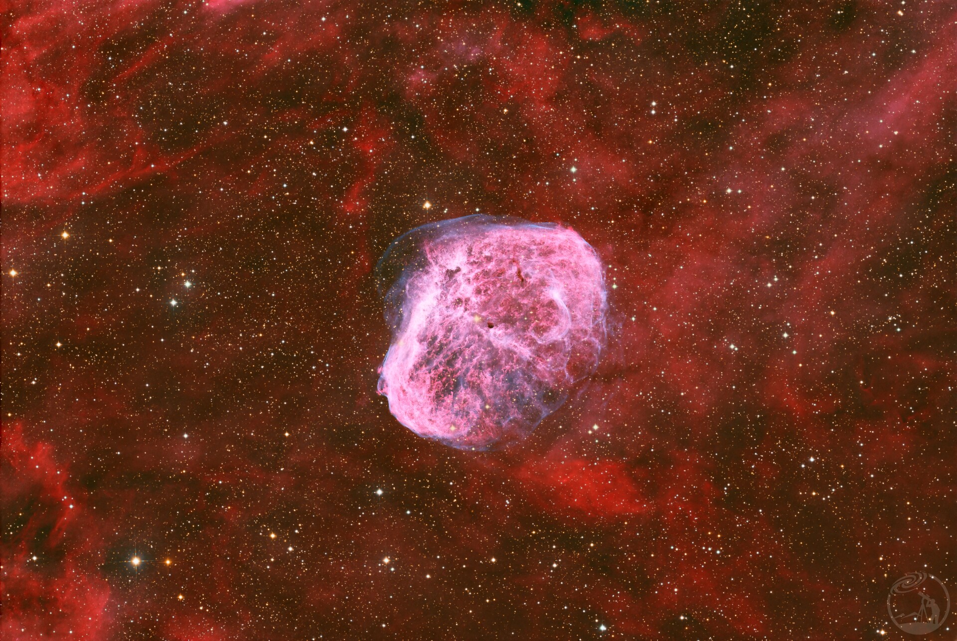 NGC6888宇宙大脑花