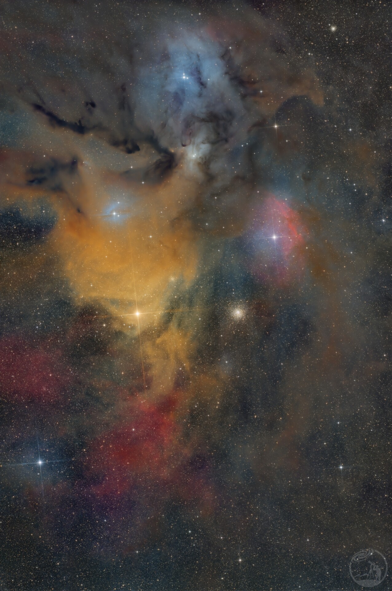 Rho Ophiuchi Nebula | 星空调色盘