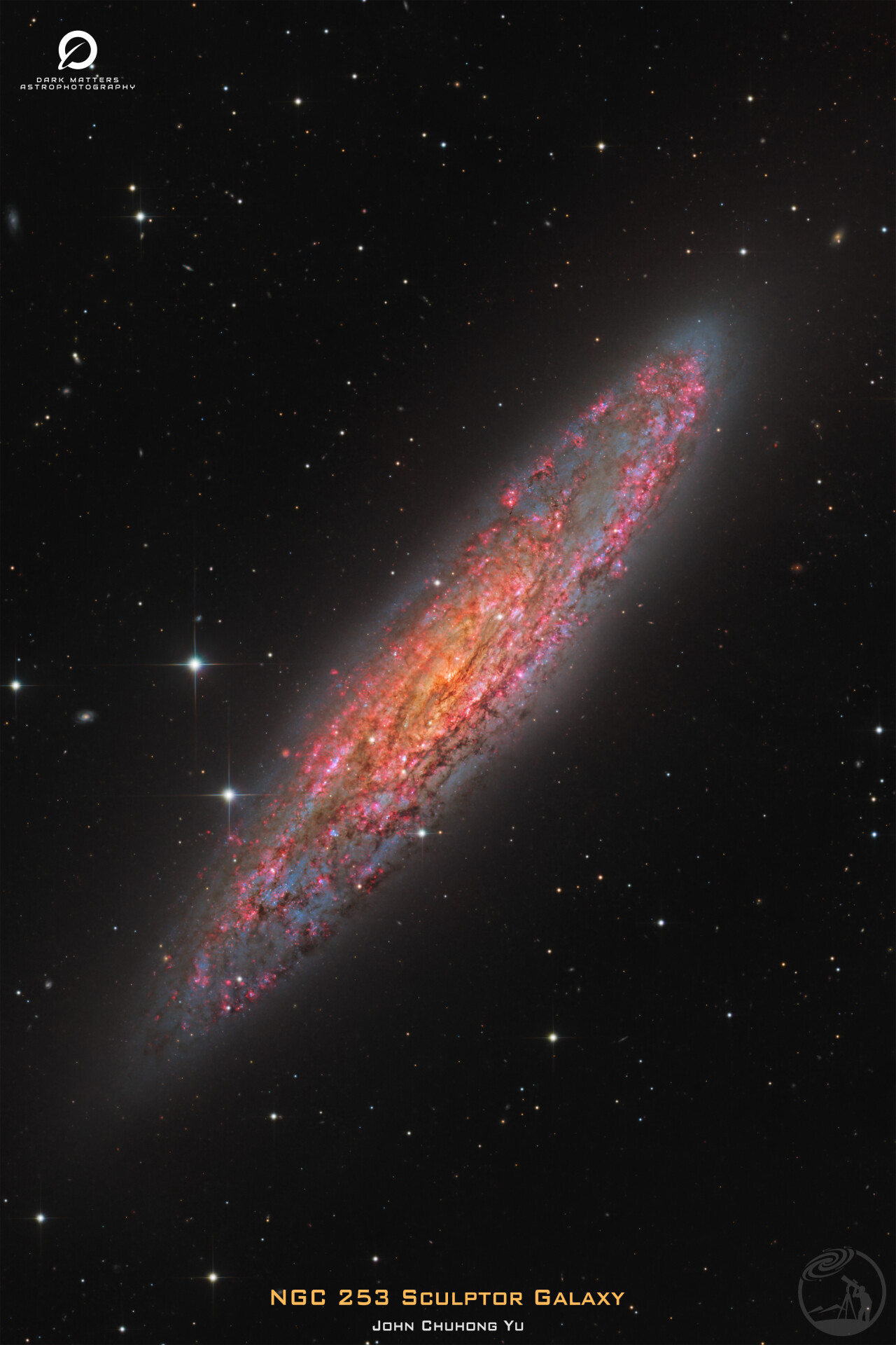 NGC253 燃烧的银元星系