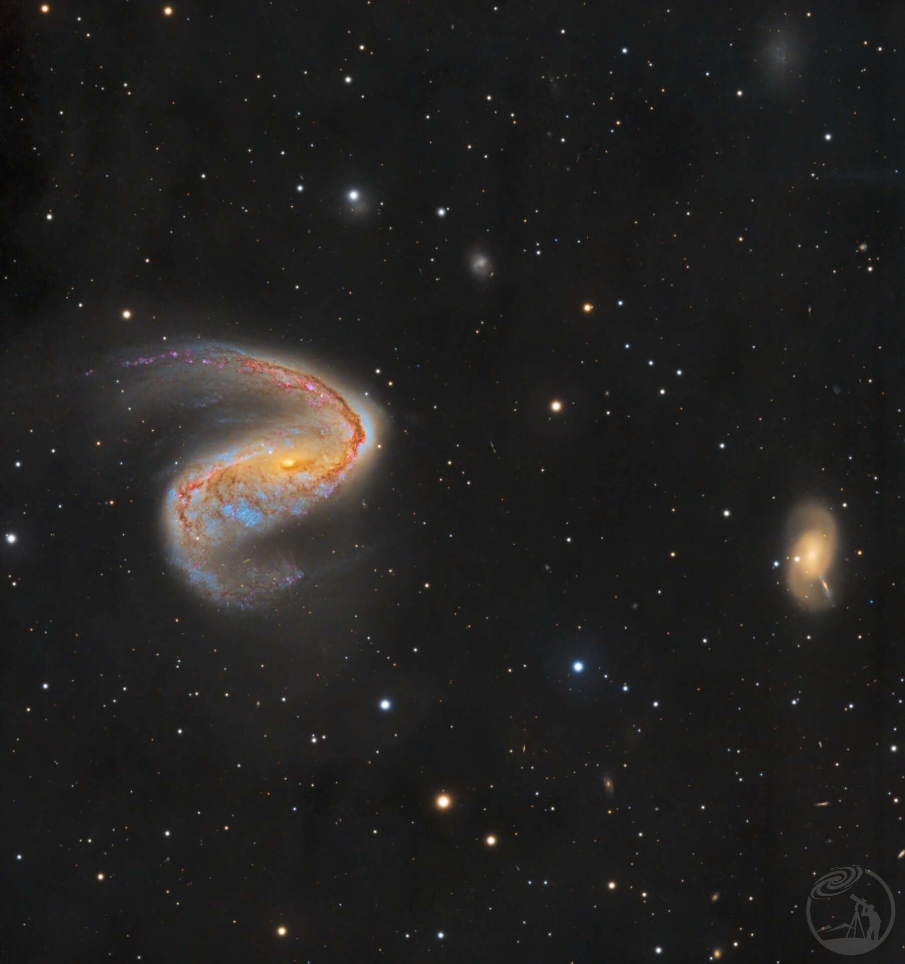 NGC2442 眼镜蛇星系