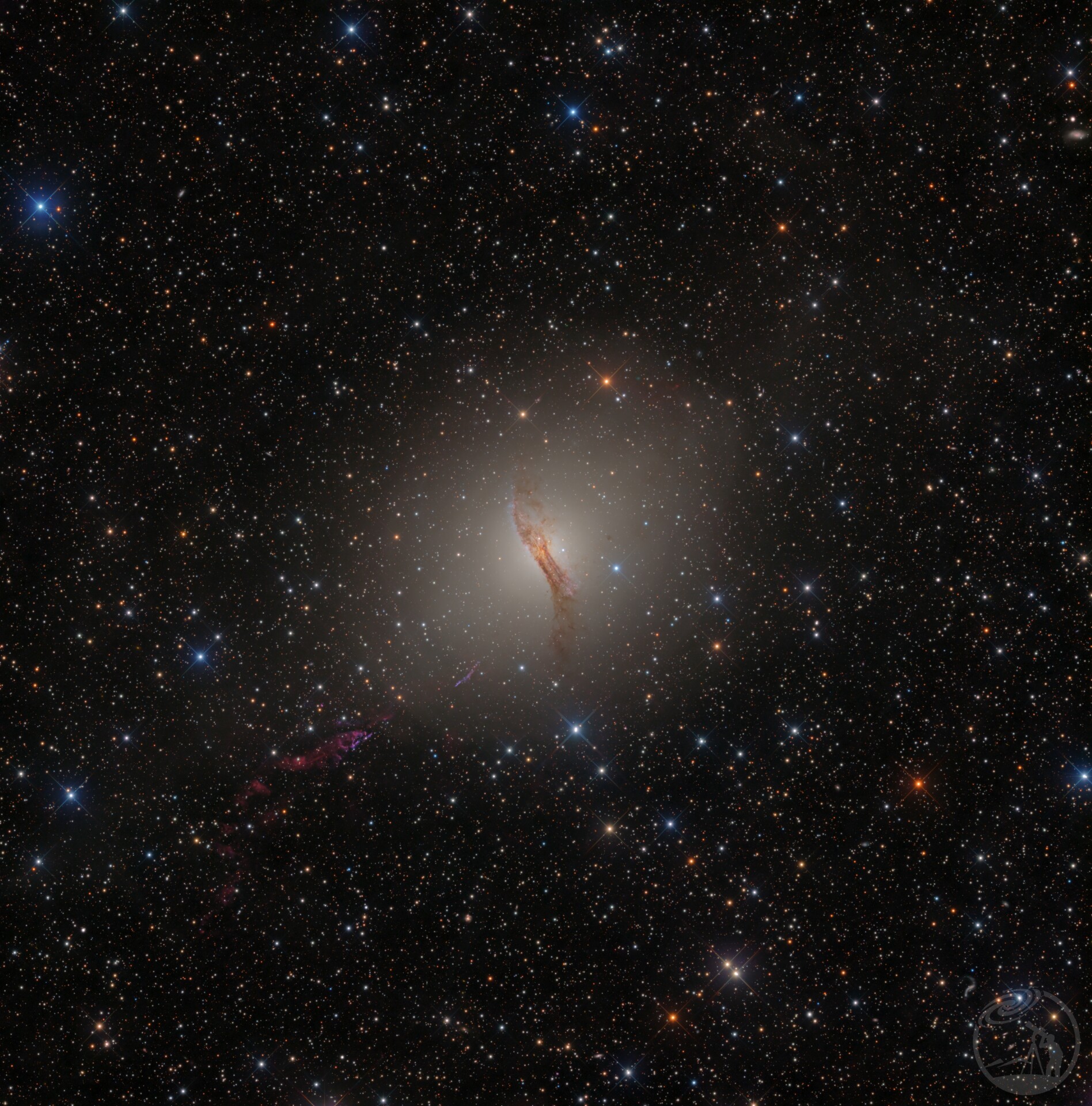 NGC5128&Hα/Oiii喷流