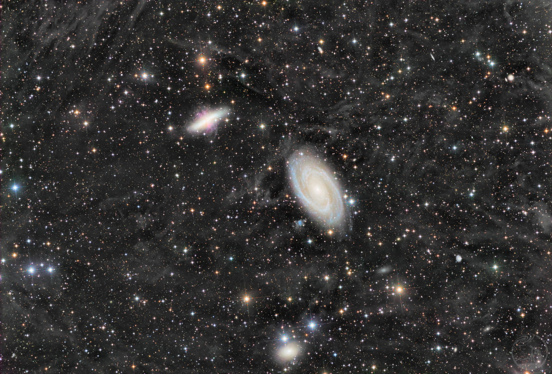 M81 & M82  RGB ver.