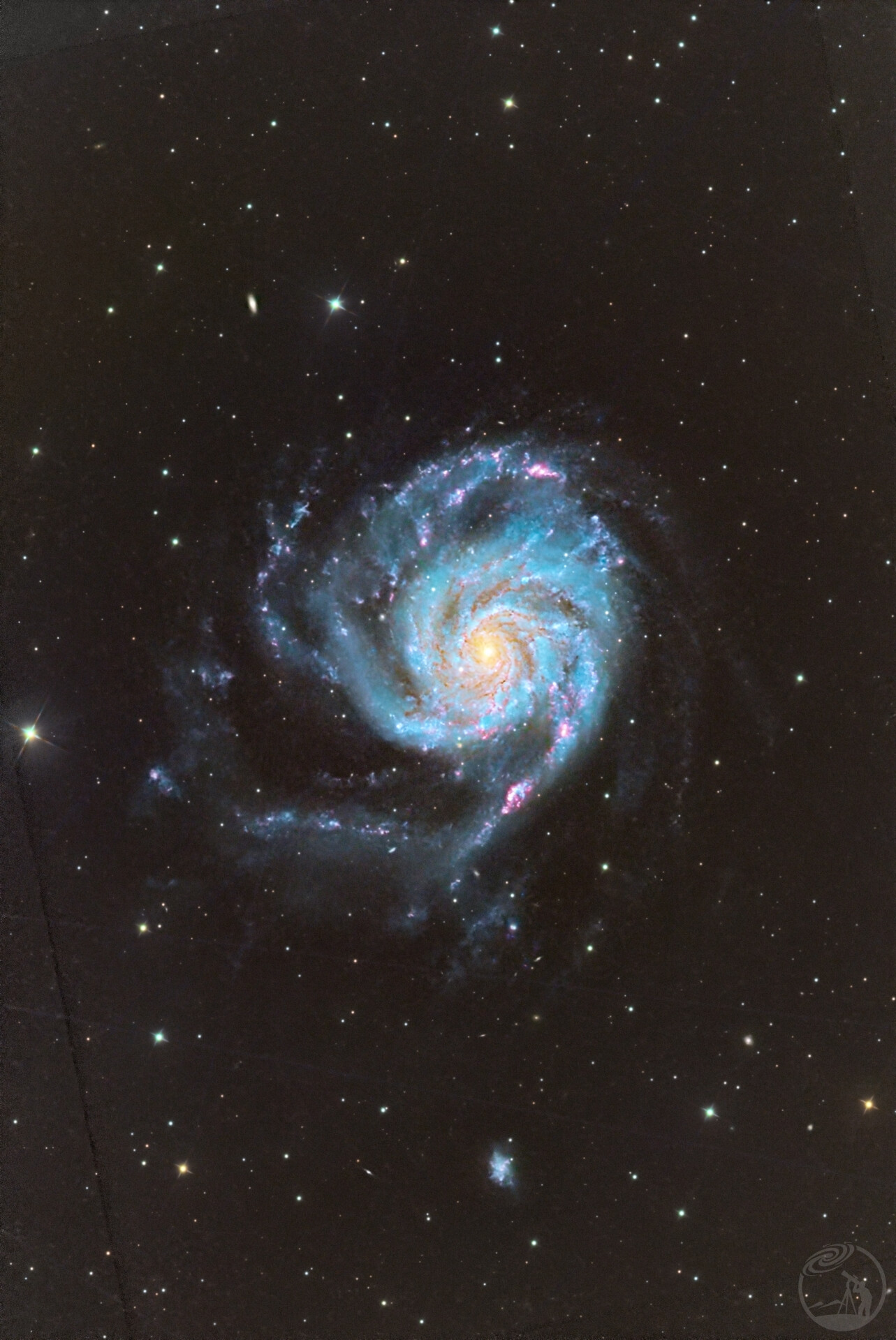 宇宙大风车M101星系