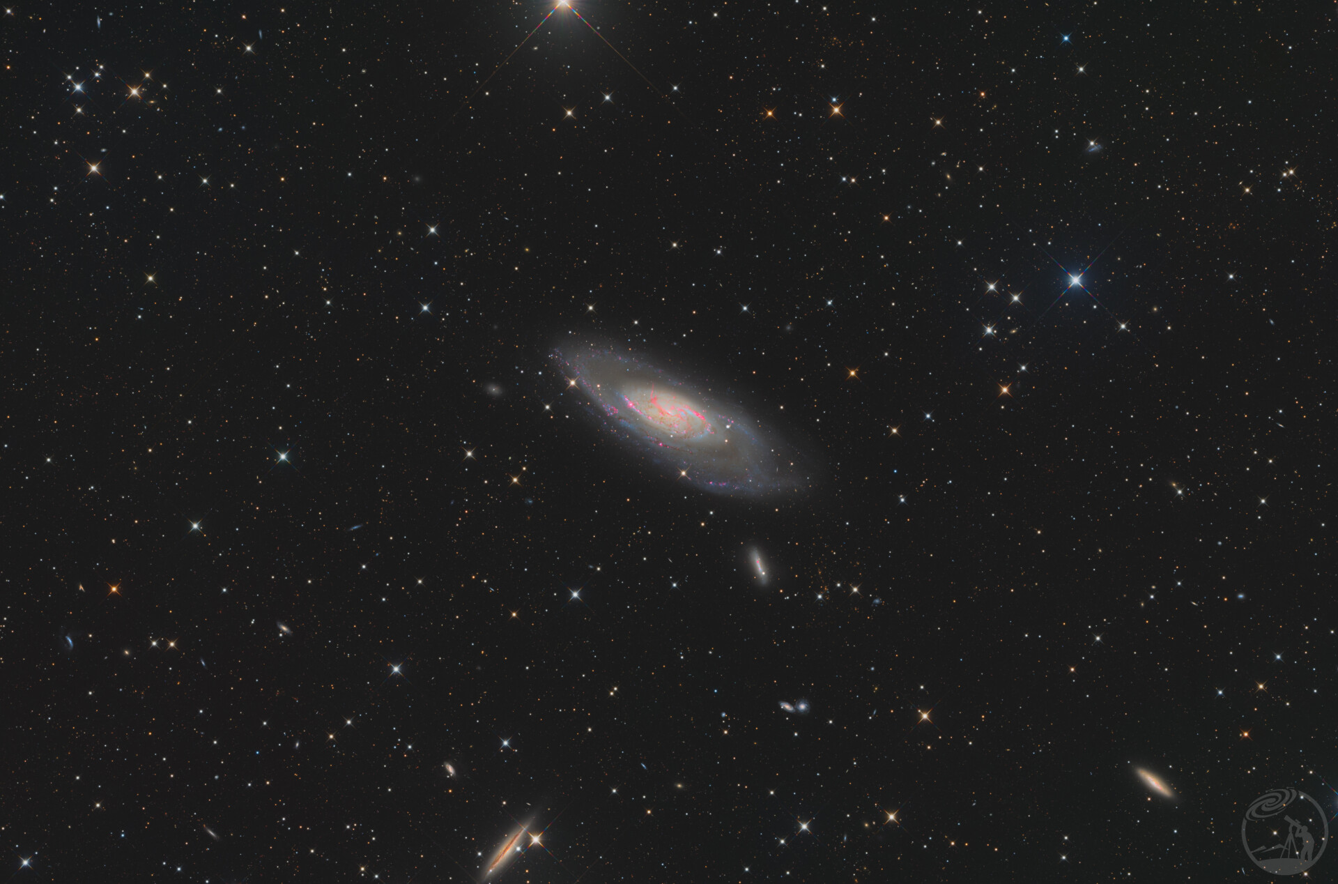 M106 Ha瀑布与喷流
