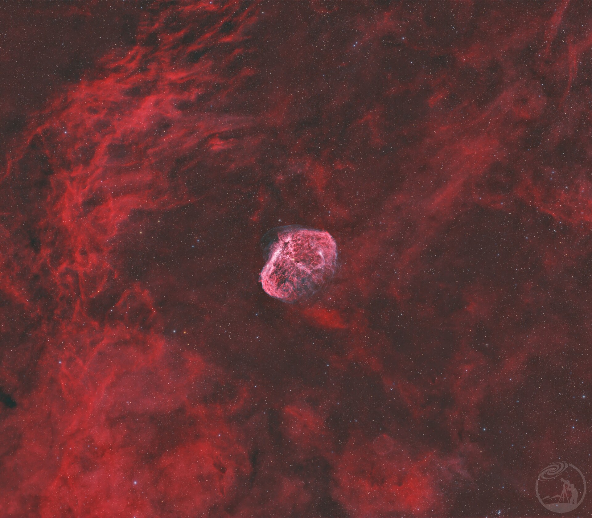 眉月星云NGC6888宇宙大脑花