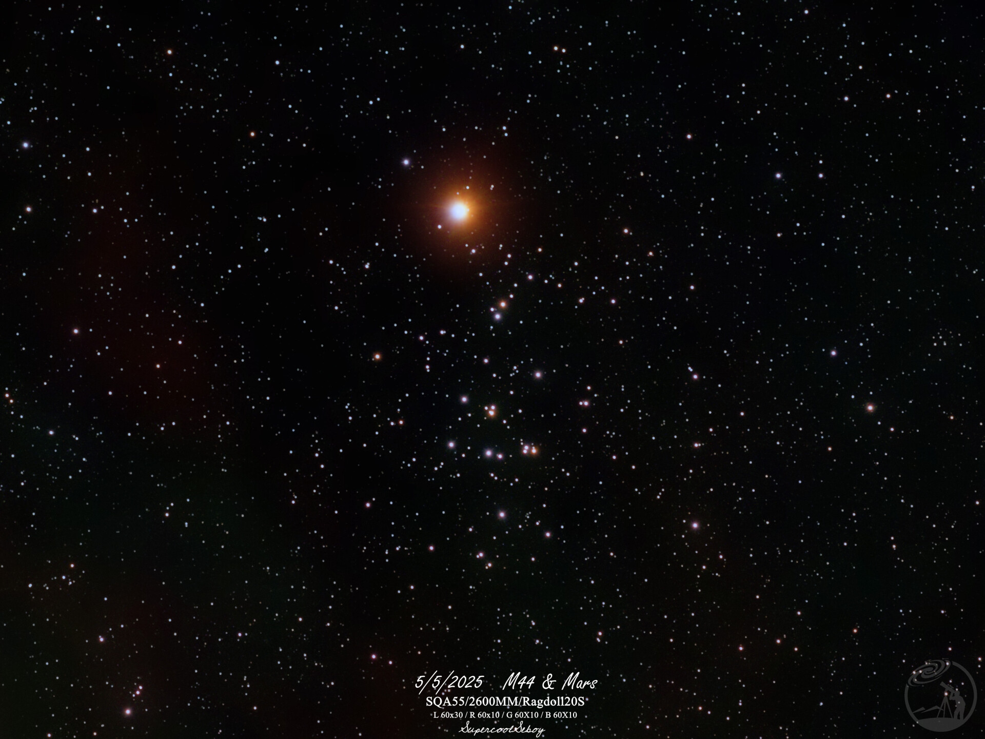 火星合M44