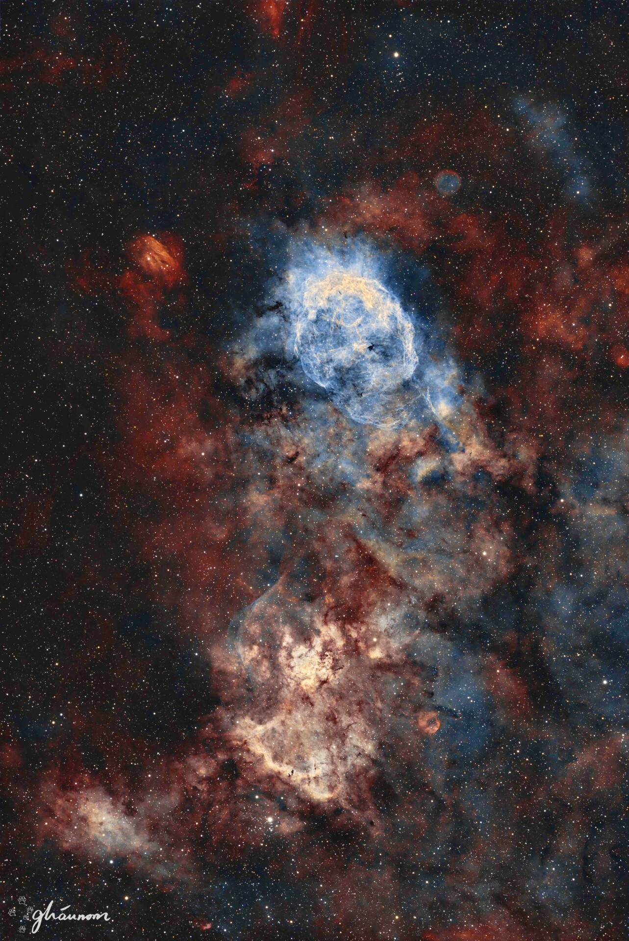 在澳洲的夜空里仰视宇宙的舞者💃