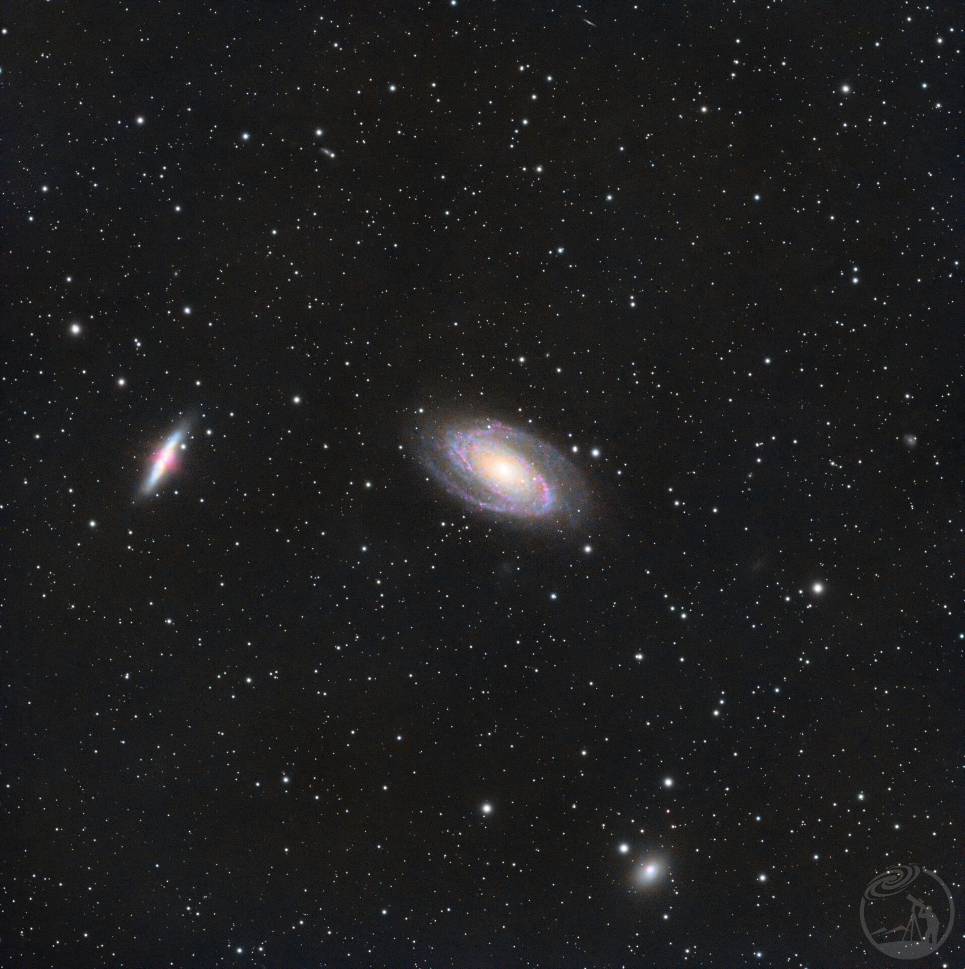 M81和M82合拍