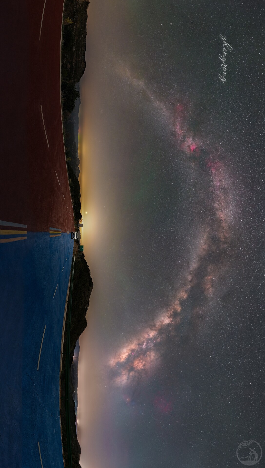 银河之眼+金星伴月