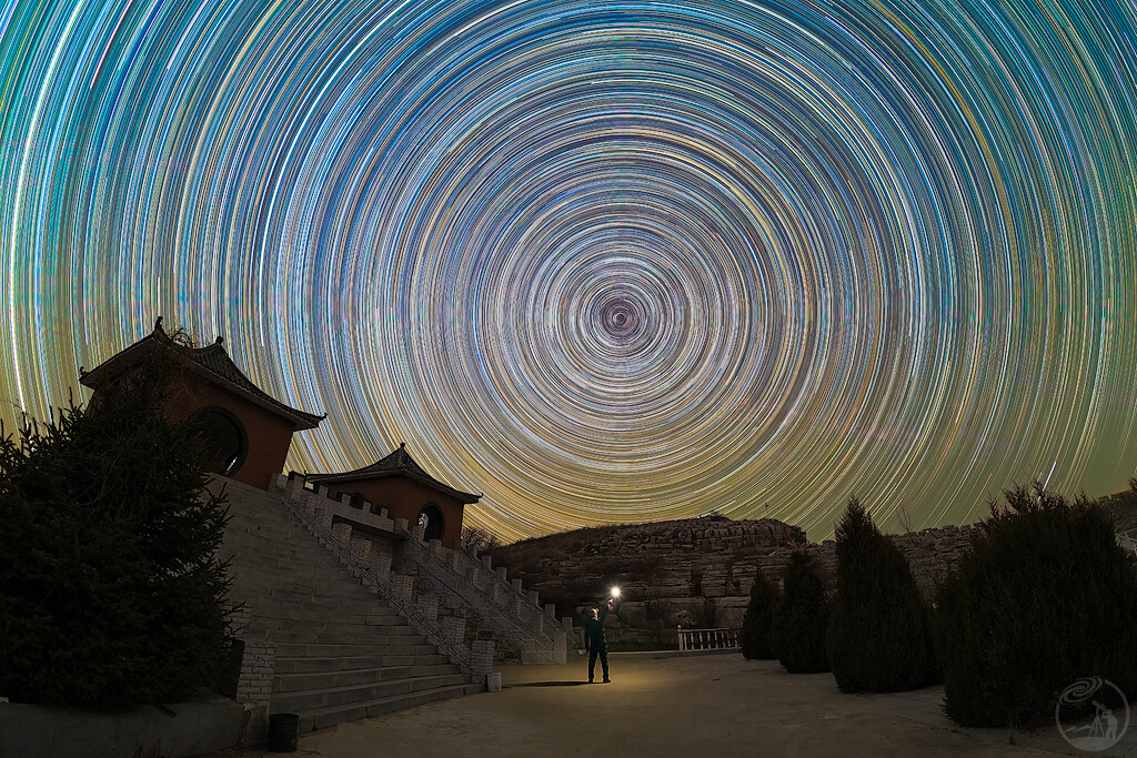 夜空的星轨 超美