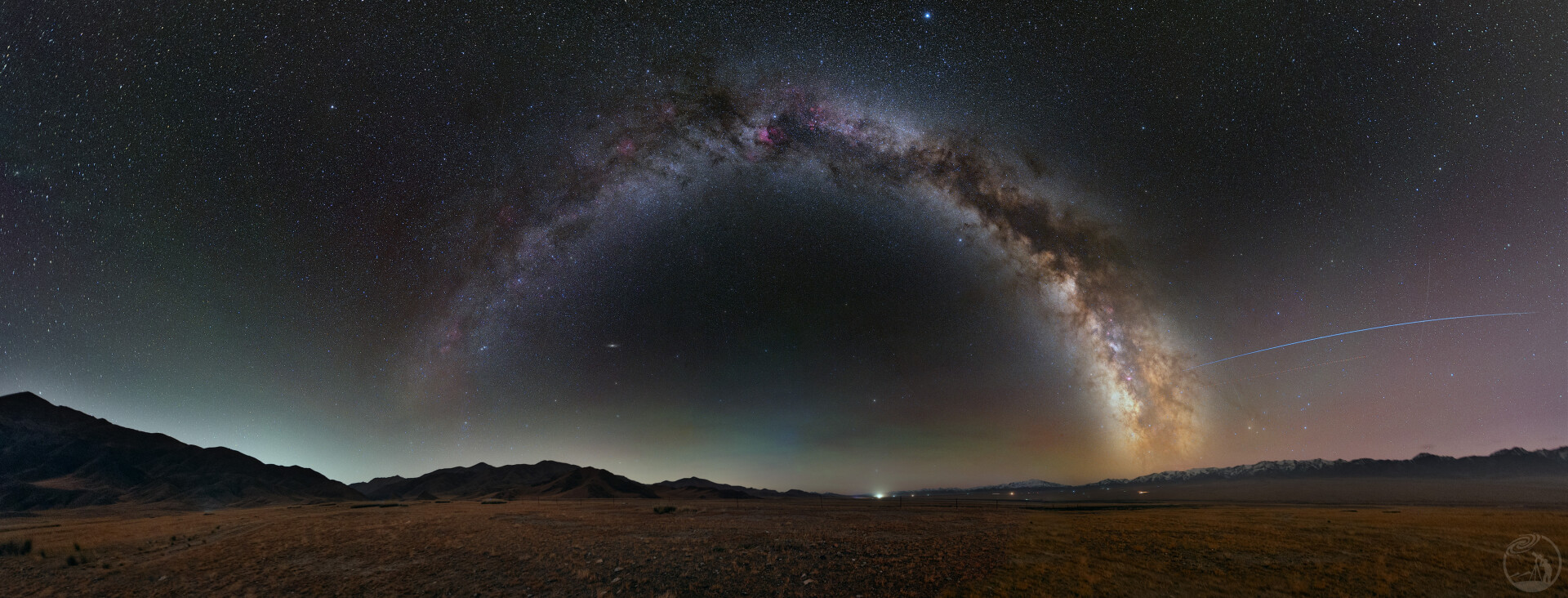 夜空的星链