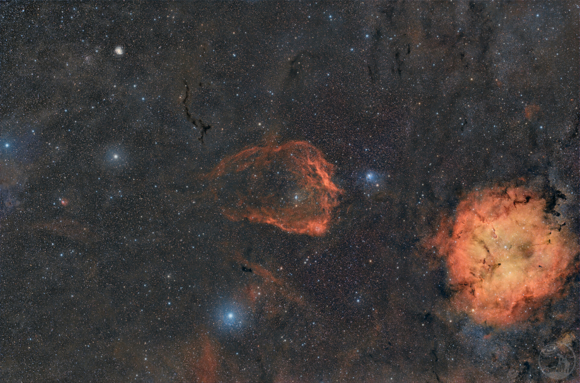 SH2-129 ～IC1396 广域