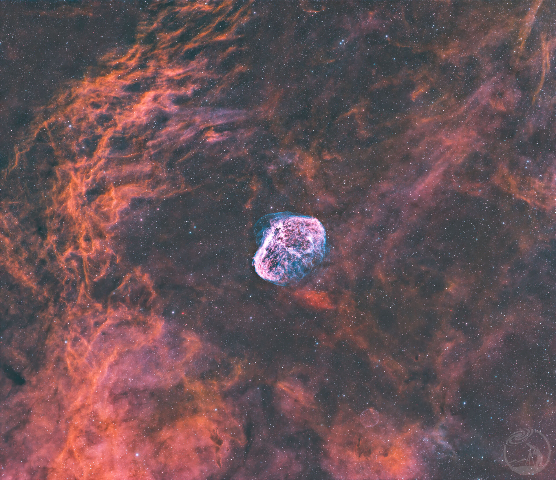 眉月星云NGC6888宇宙大脑花
