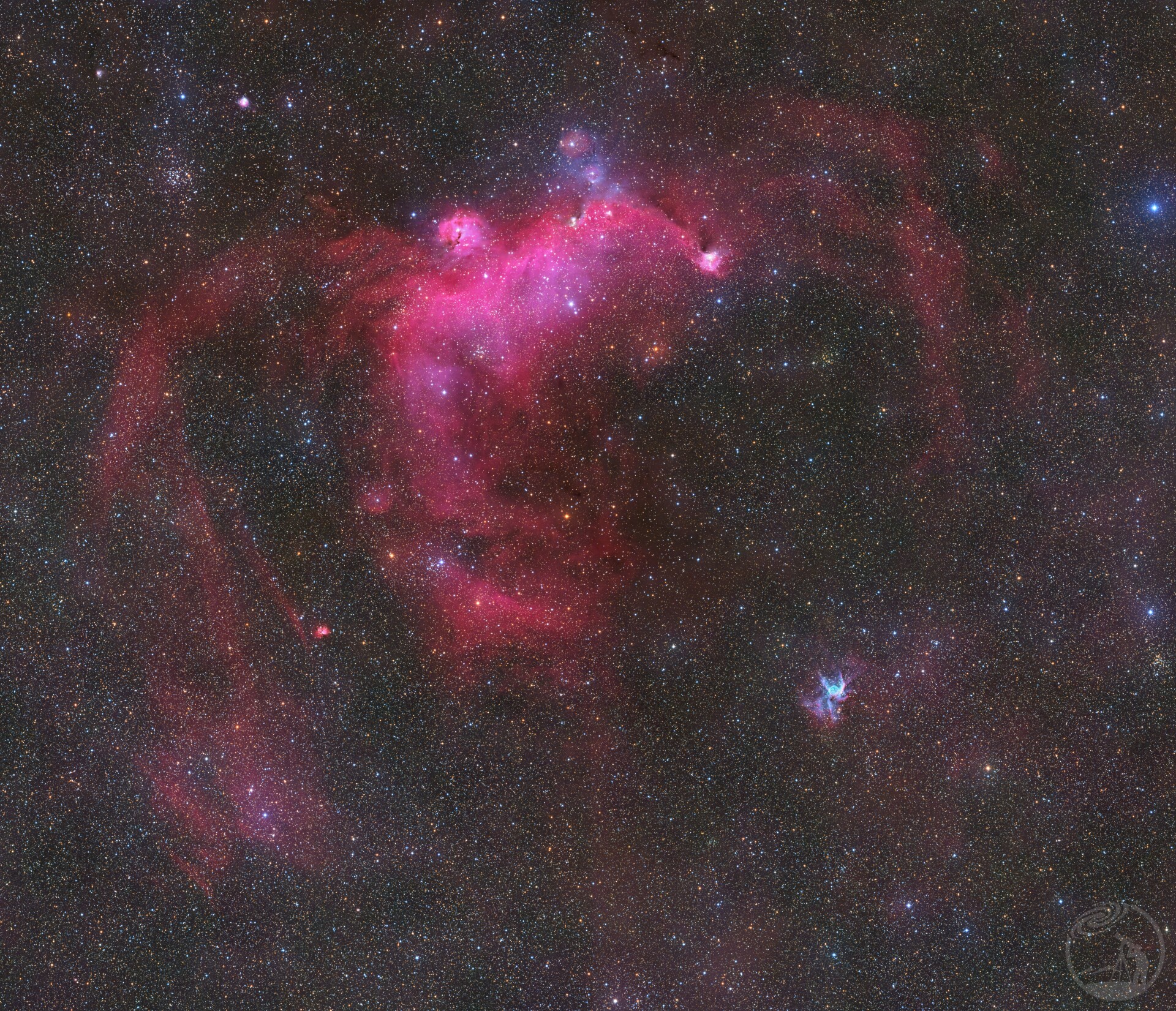 海鸥星云两片马赛克