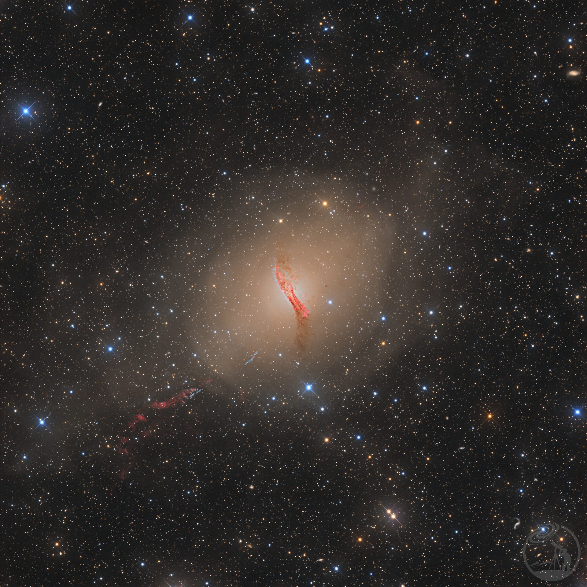 NGC5128 Centaurus A Galaxy