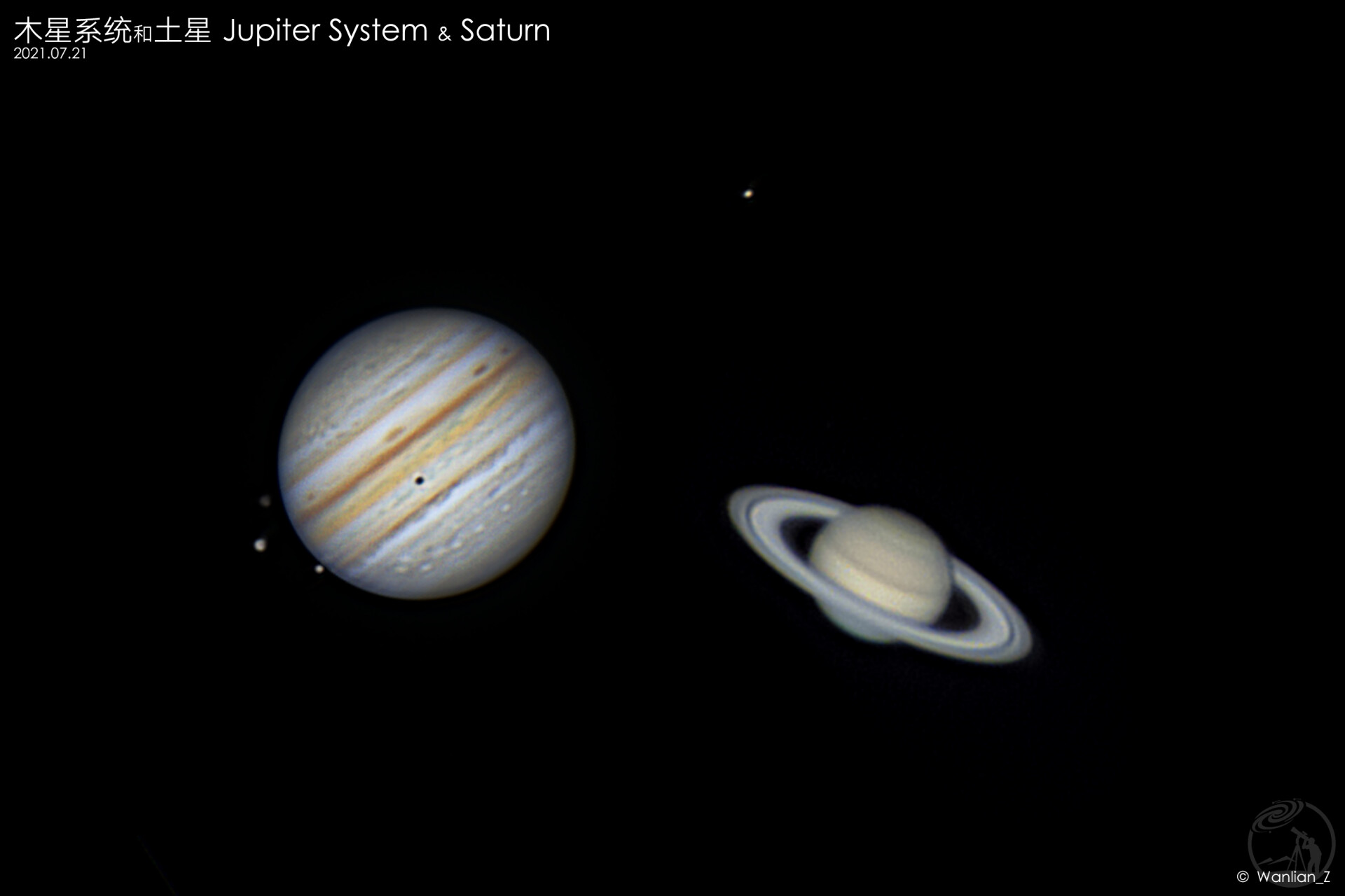 2021的木星系统和土星