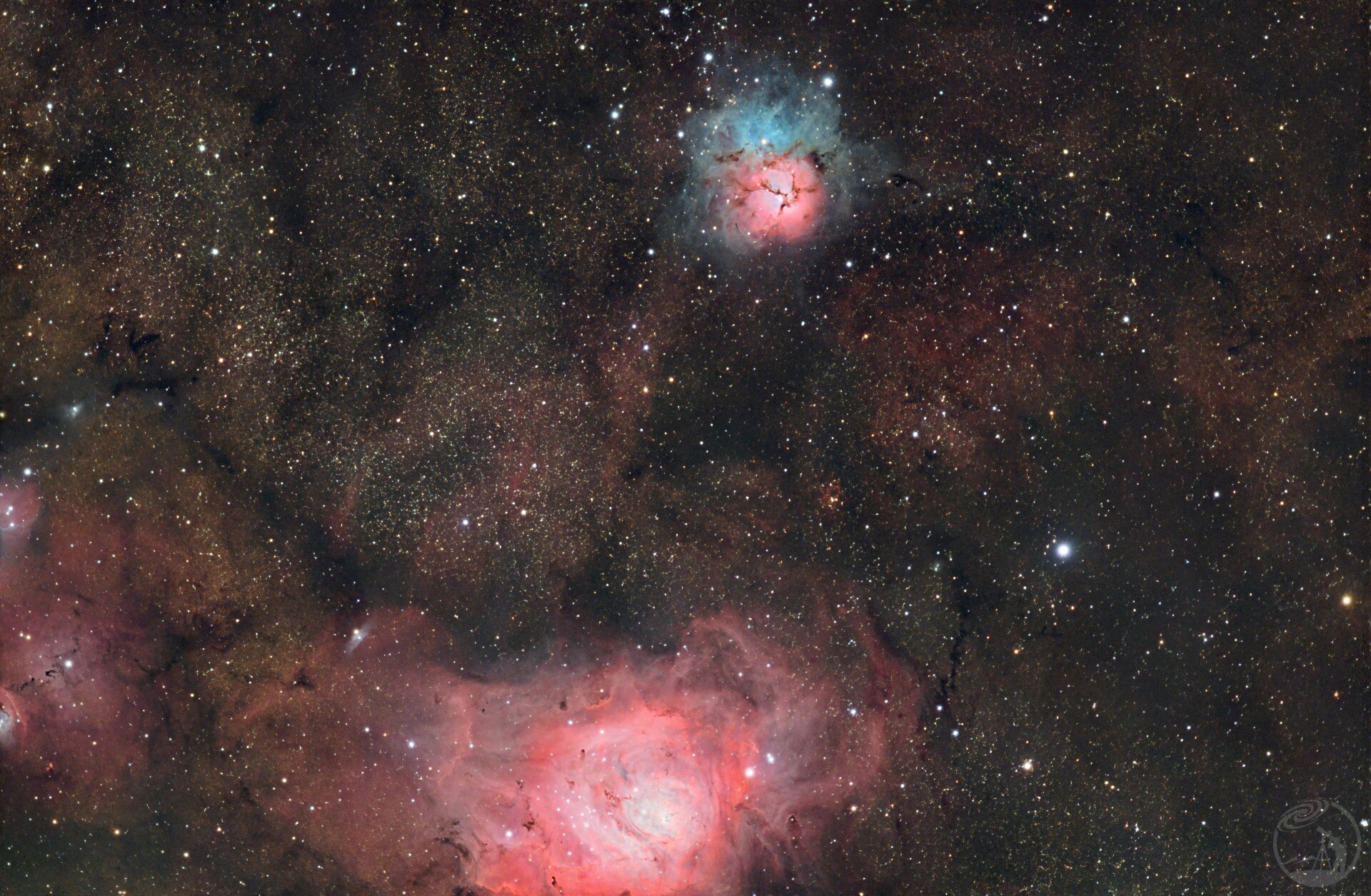 M20人马座三裂星云