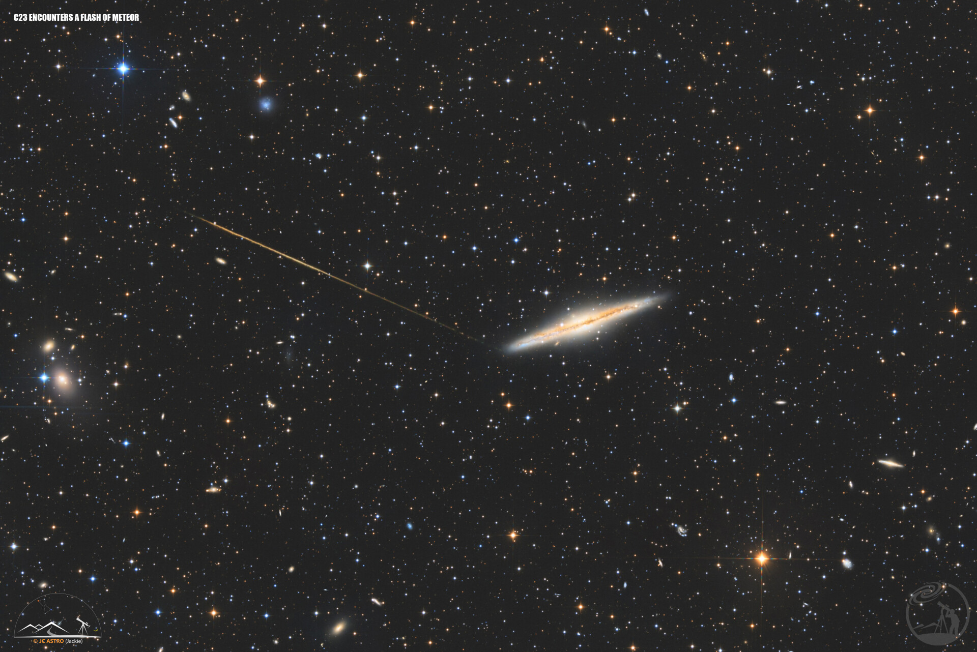 C23银裂星系与周围的星系群