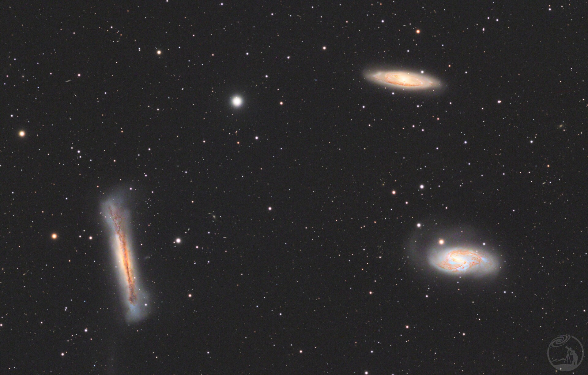 NGC3628 狮子座三重星系