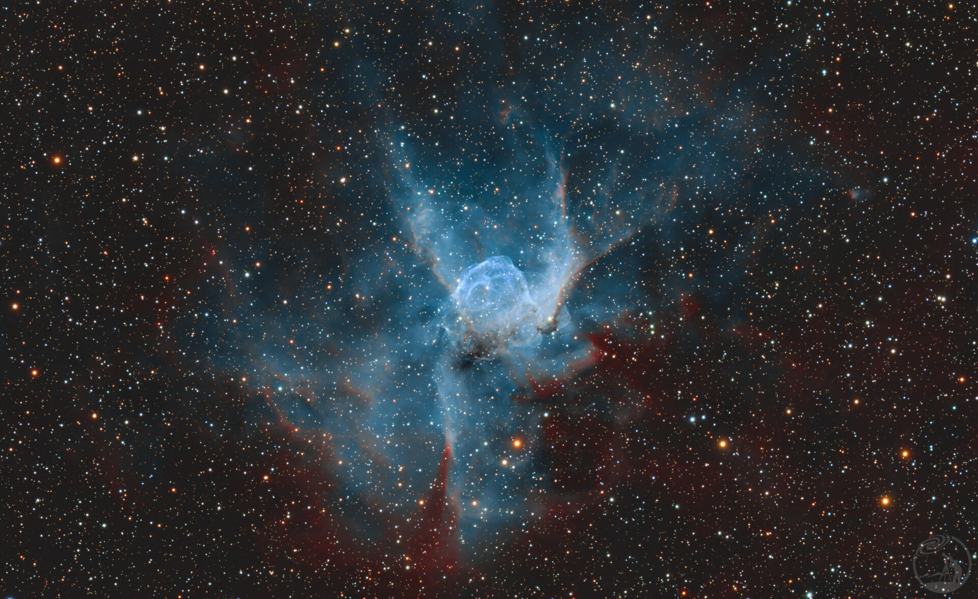 雷神头盔NGC2359 (RGB星点)