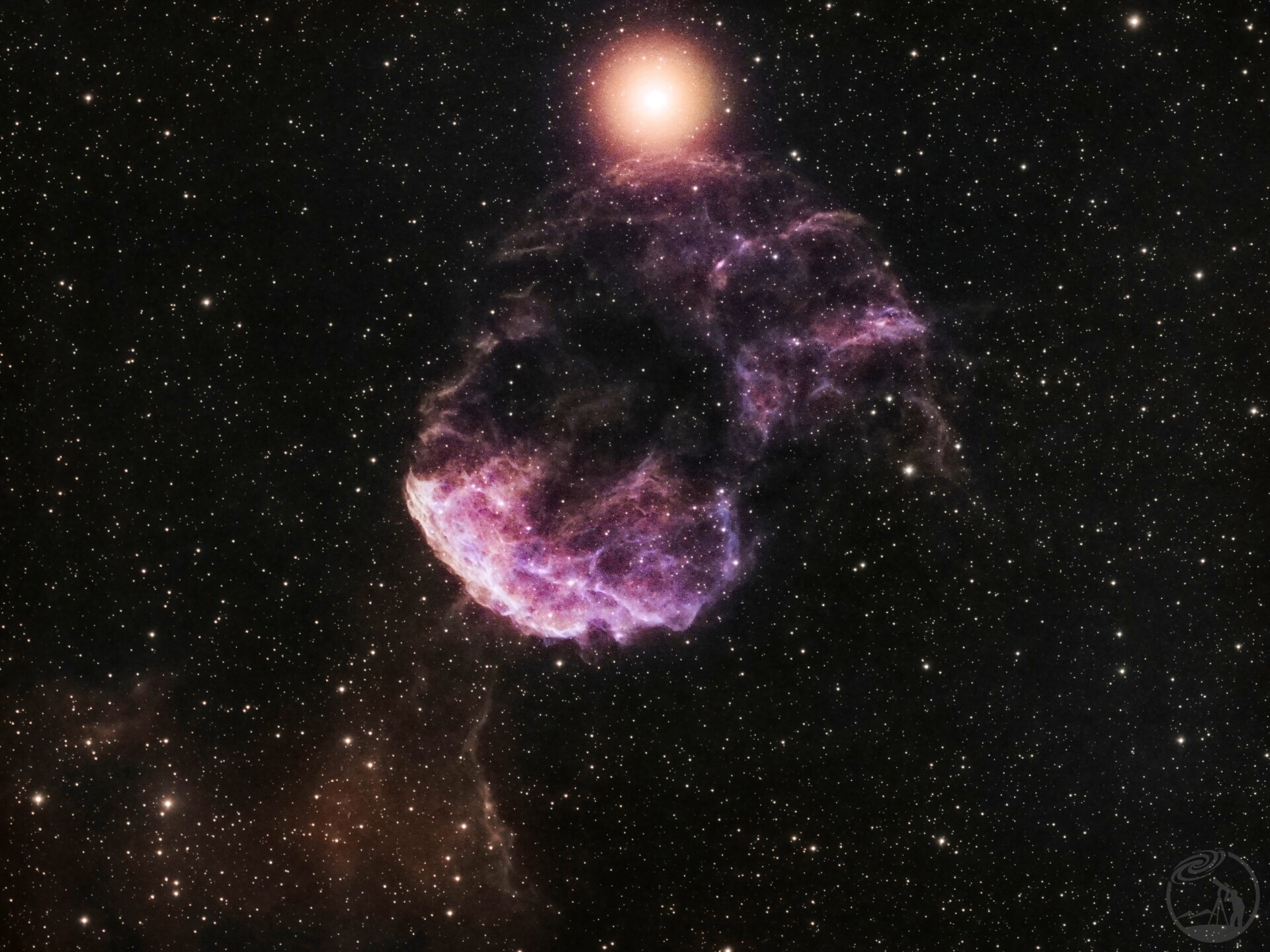 打野ic443水母星云