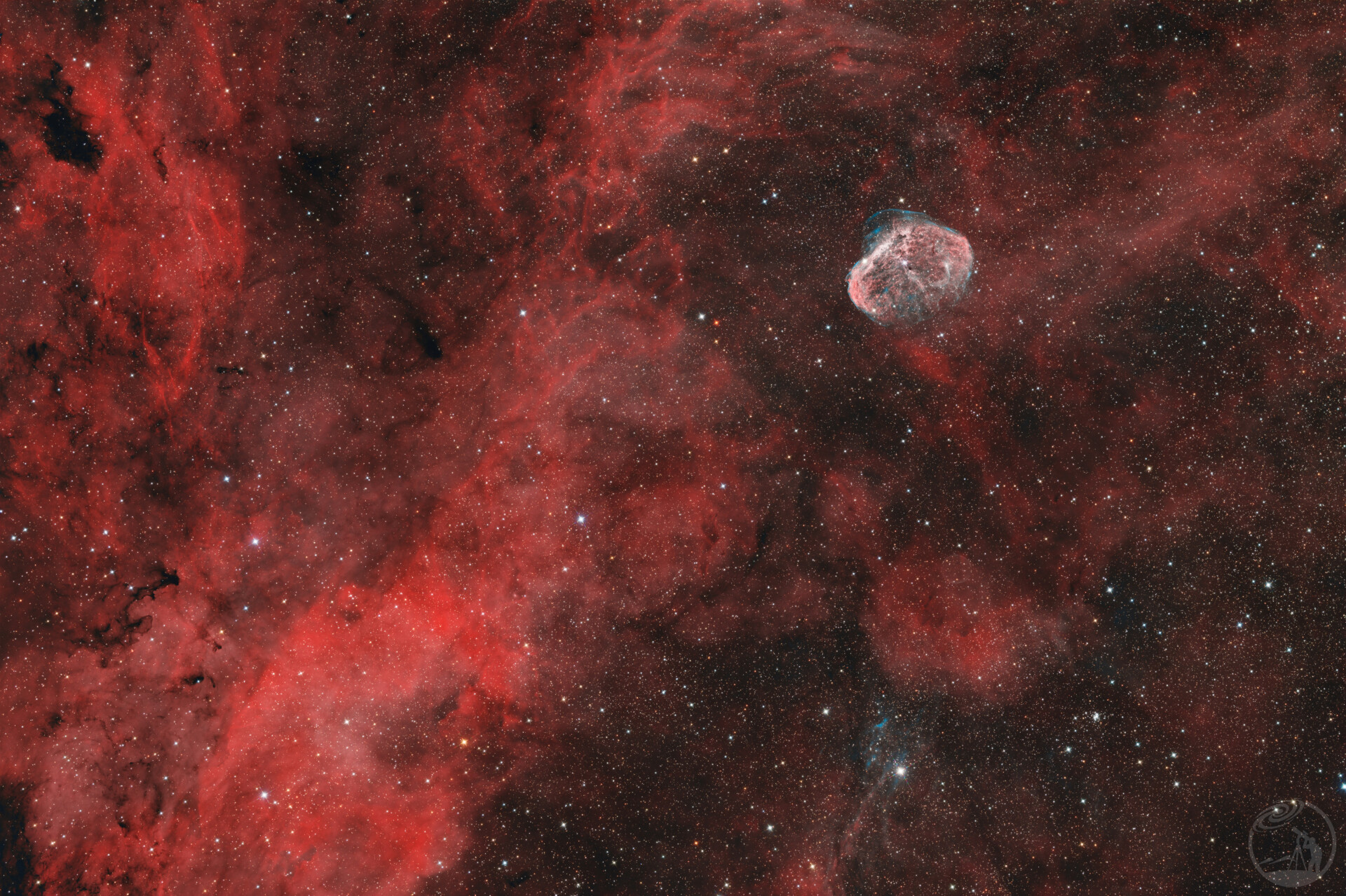 首个远程台作品——眉月NGC6888