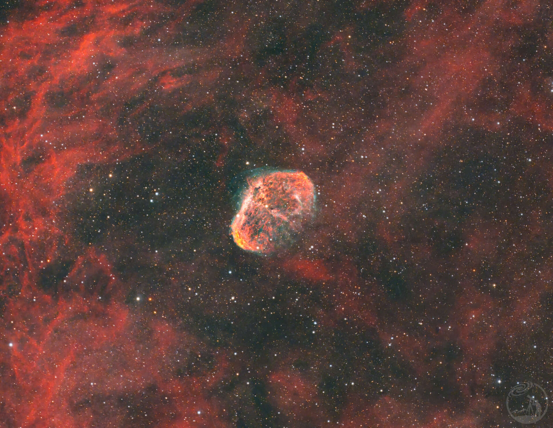 眉月星云打卡