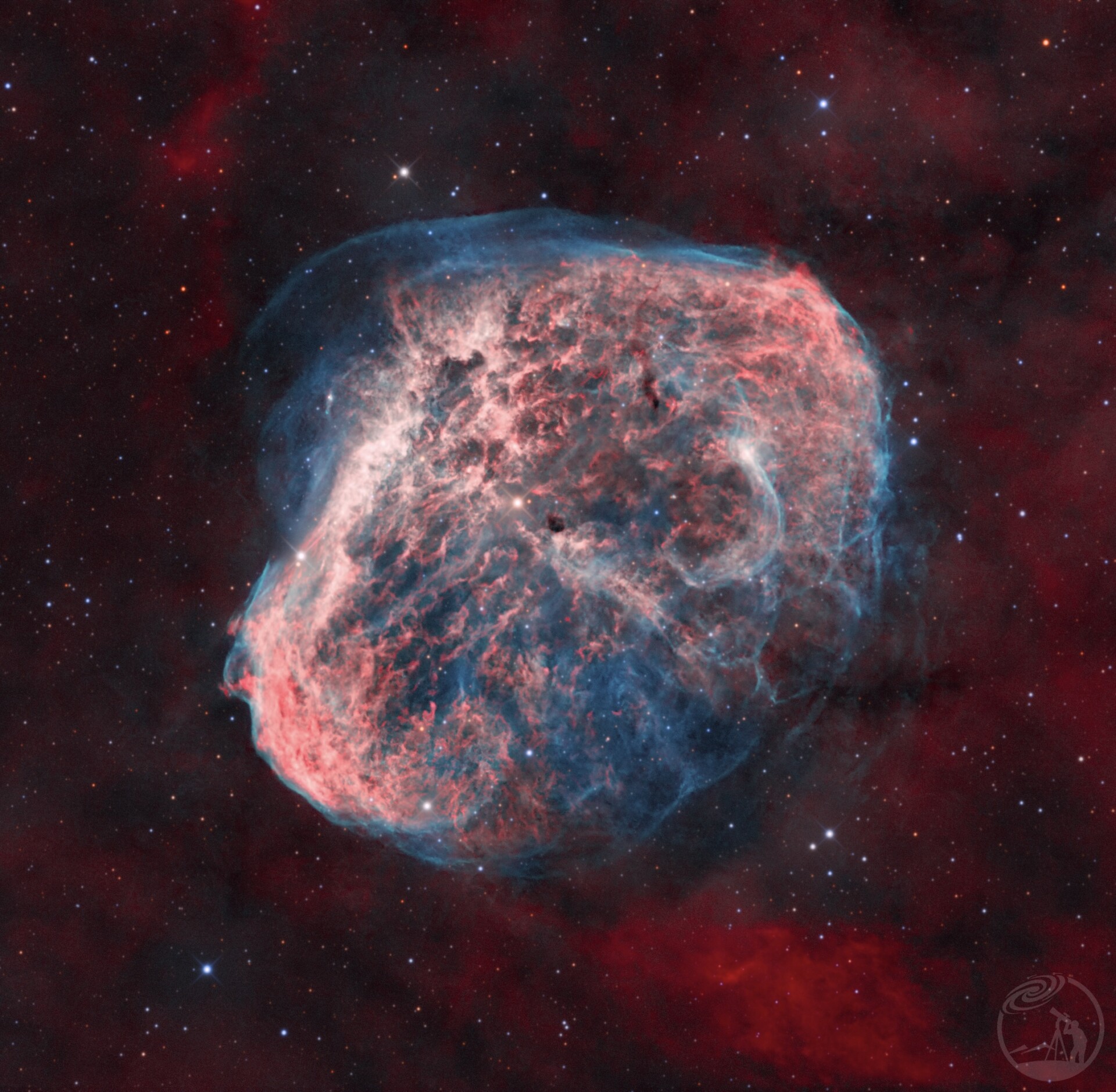 NGC6888 眉月 修正版