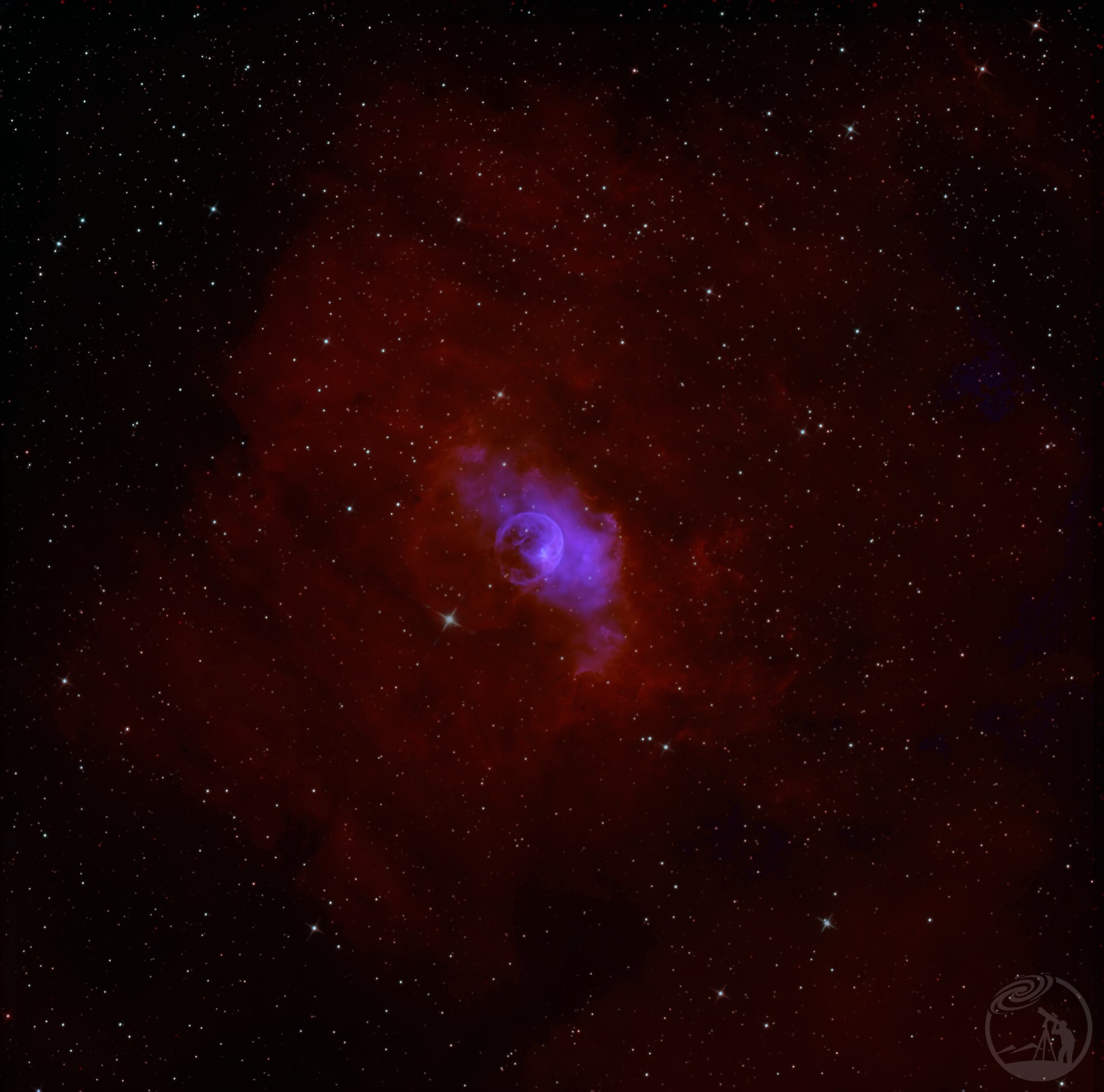 气泡星云,sh2-162 