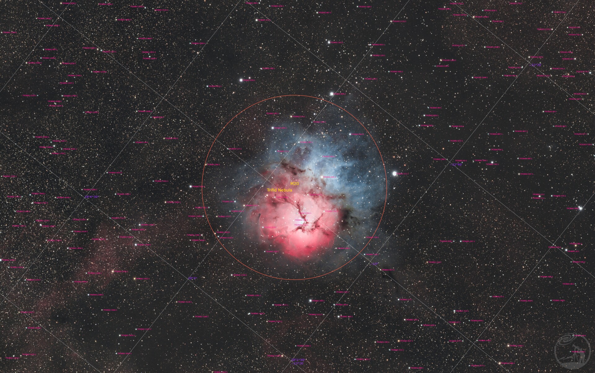 M20三裂星云