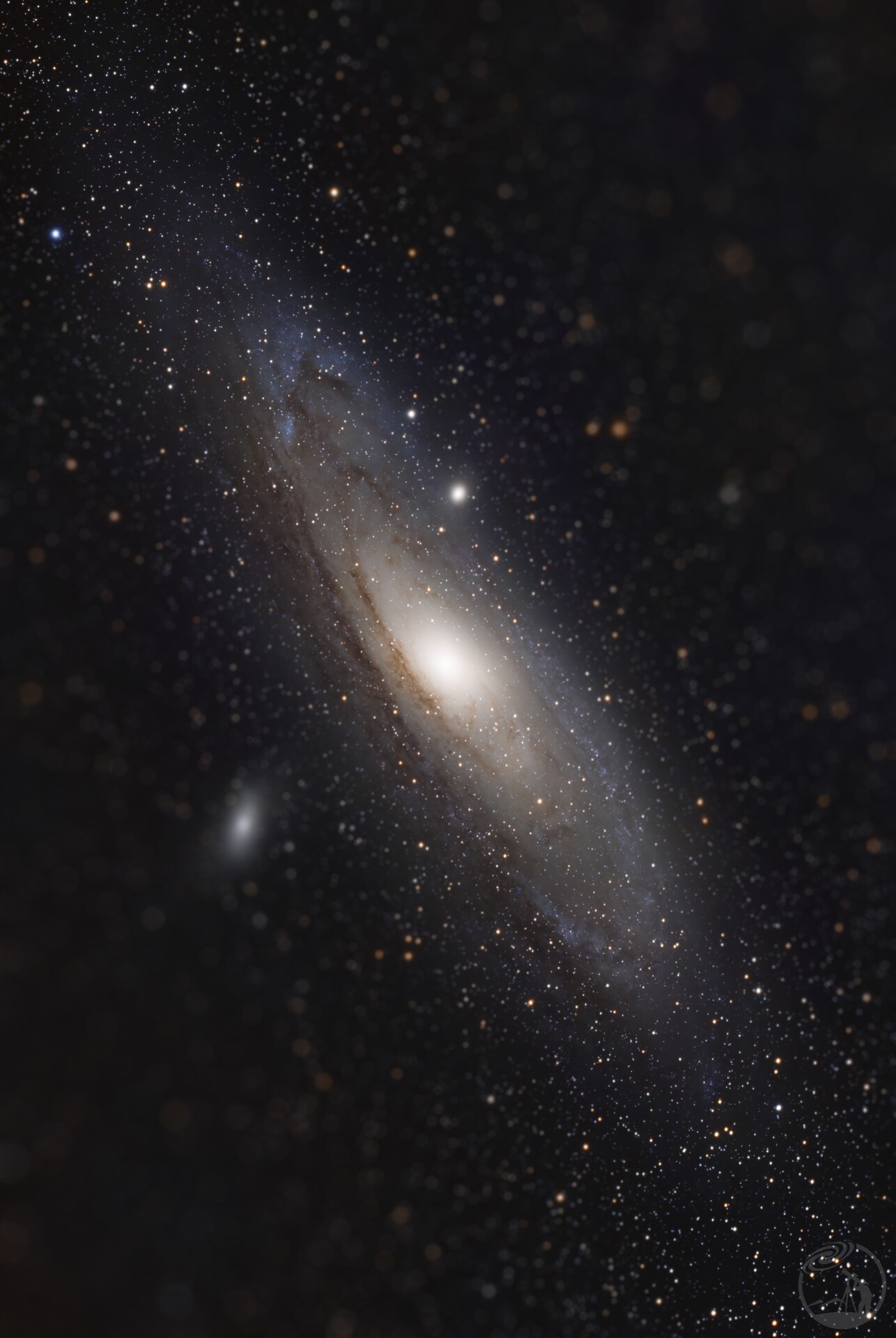 沙盘中的仙女座星系