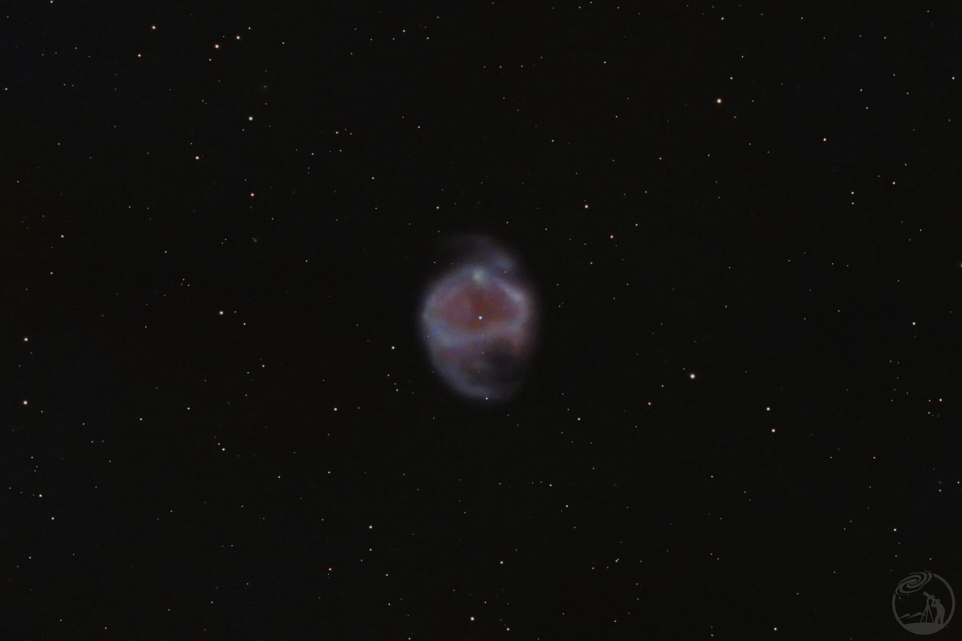 上海拍摄的行星状星云Abell36