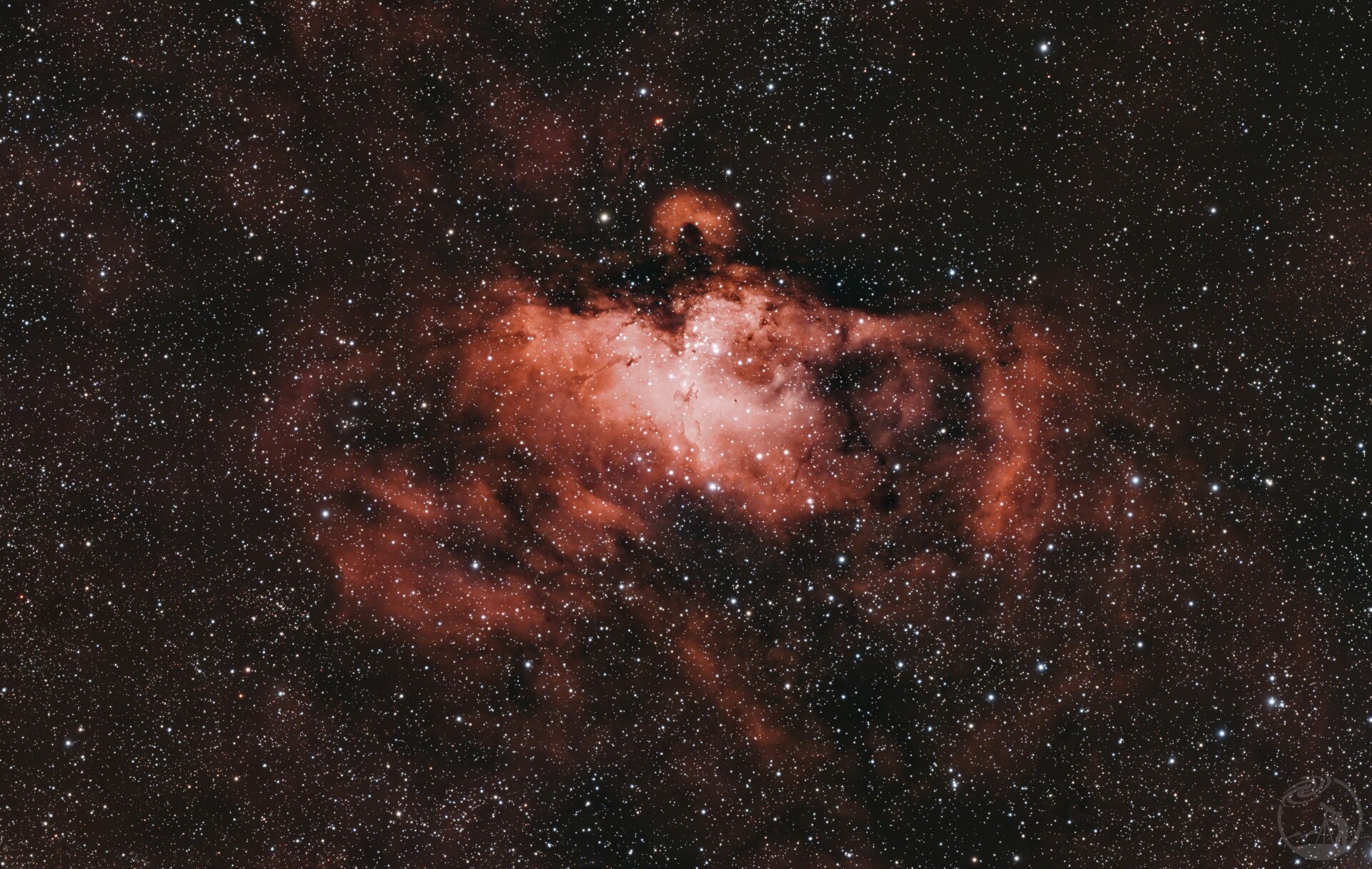 鹰星云首张