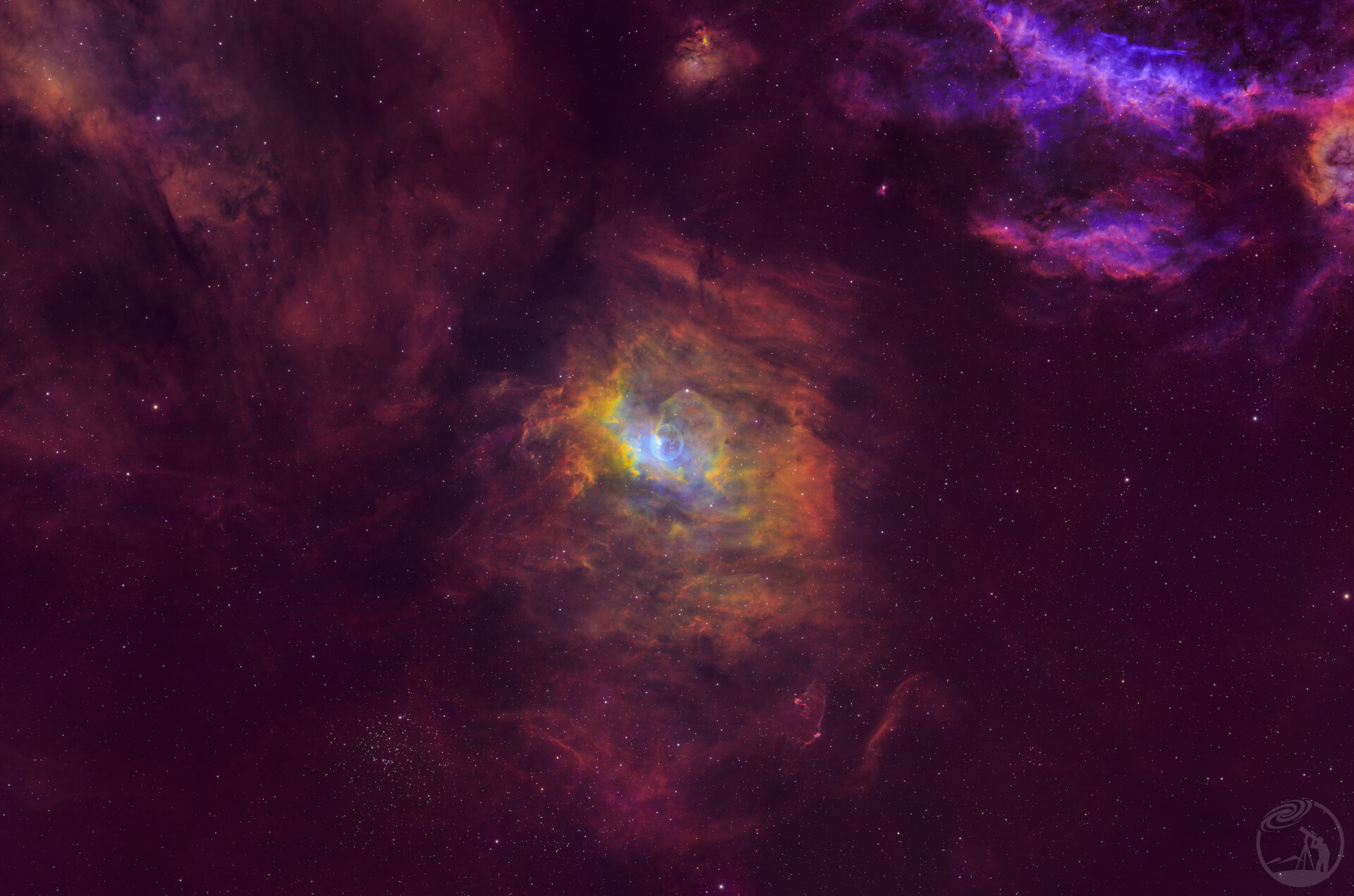 NGC7635 气泡星云快照