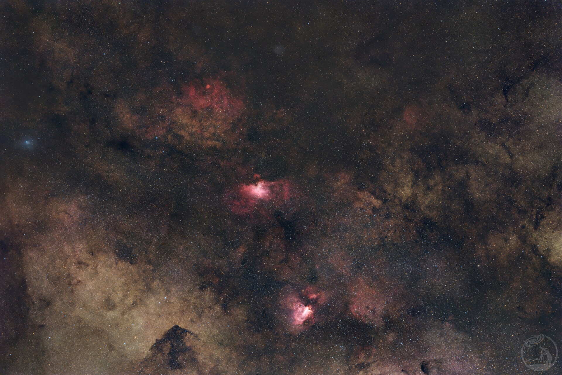 银心广域 m16 m17 ngc6604