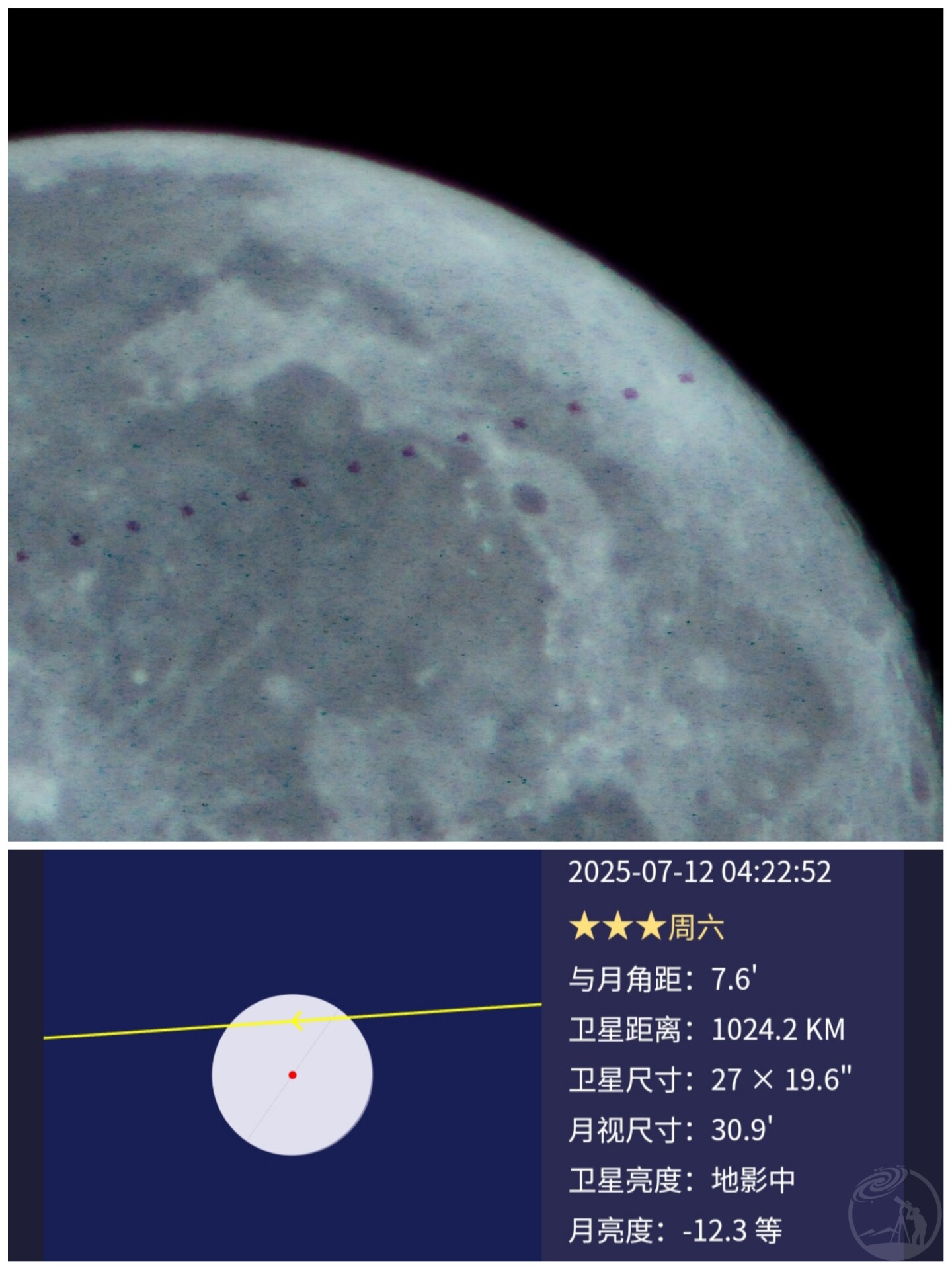 小口径的国际空间站凌月