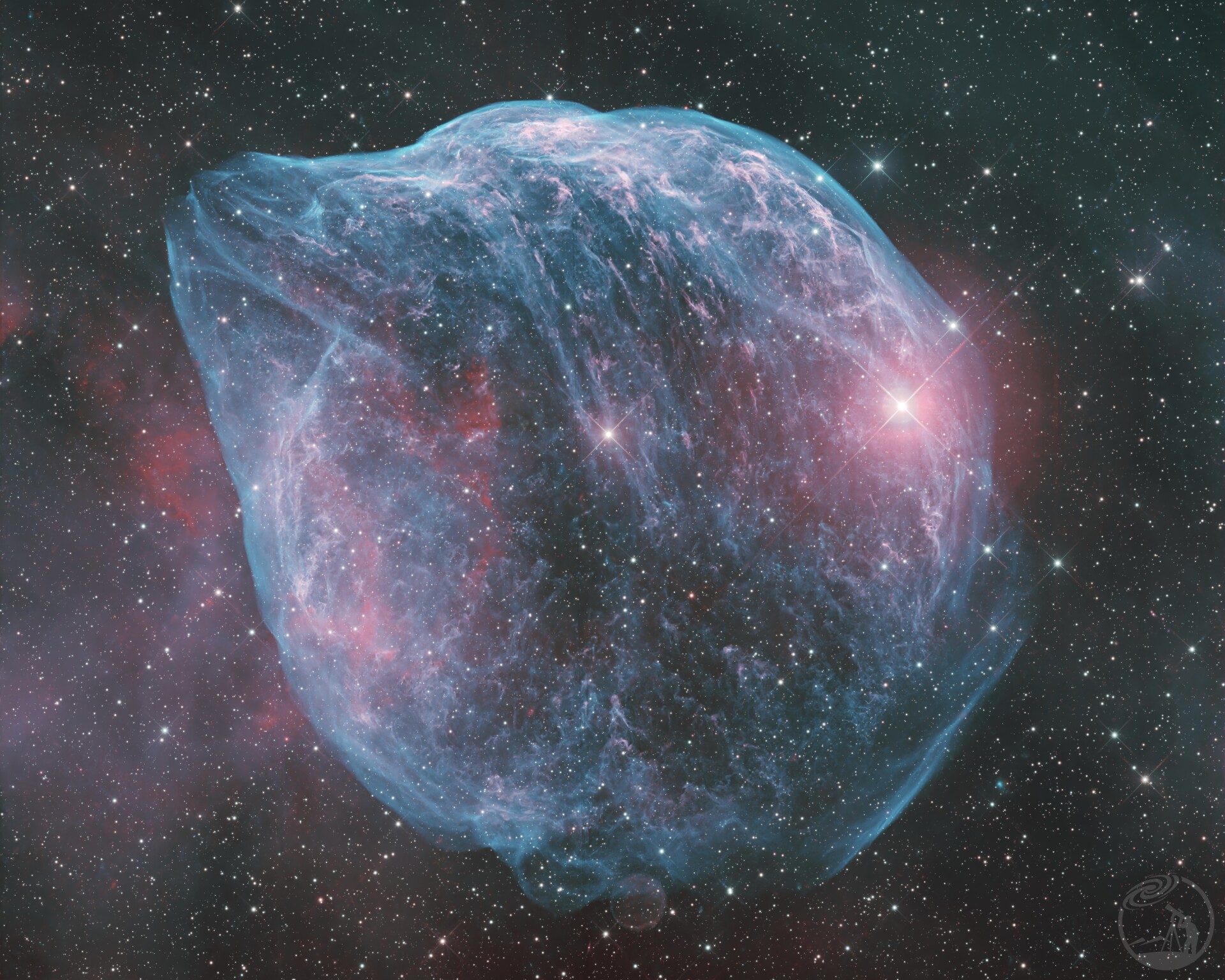 SH2-308特写像个星球