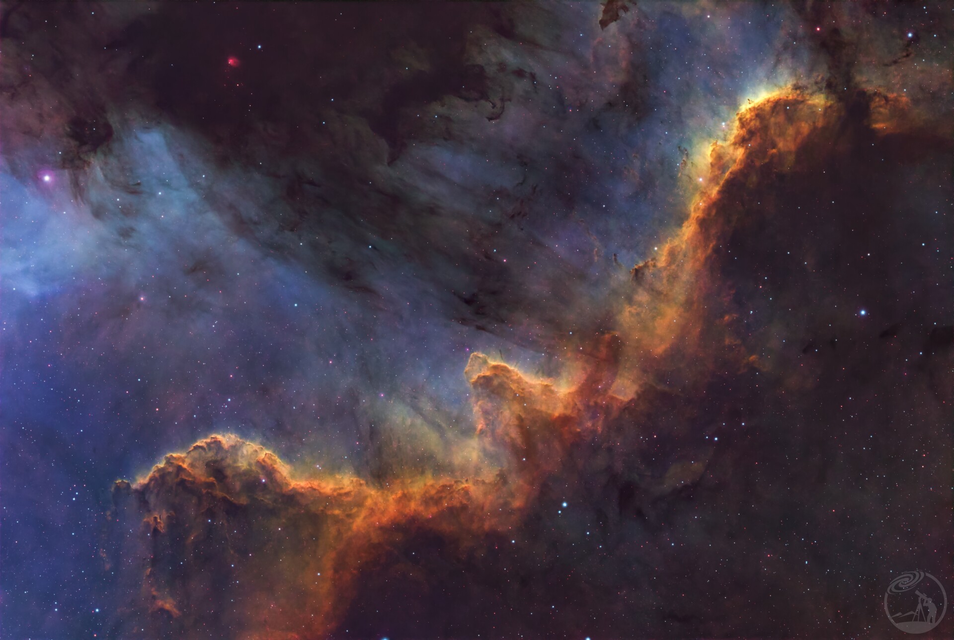 NGC7000核心天鹅墙垒