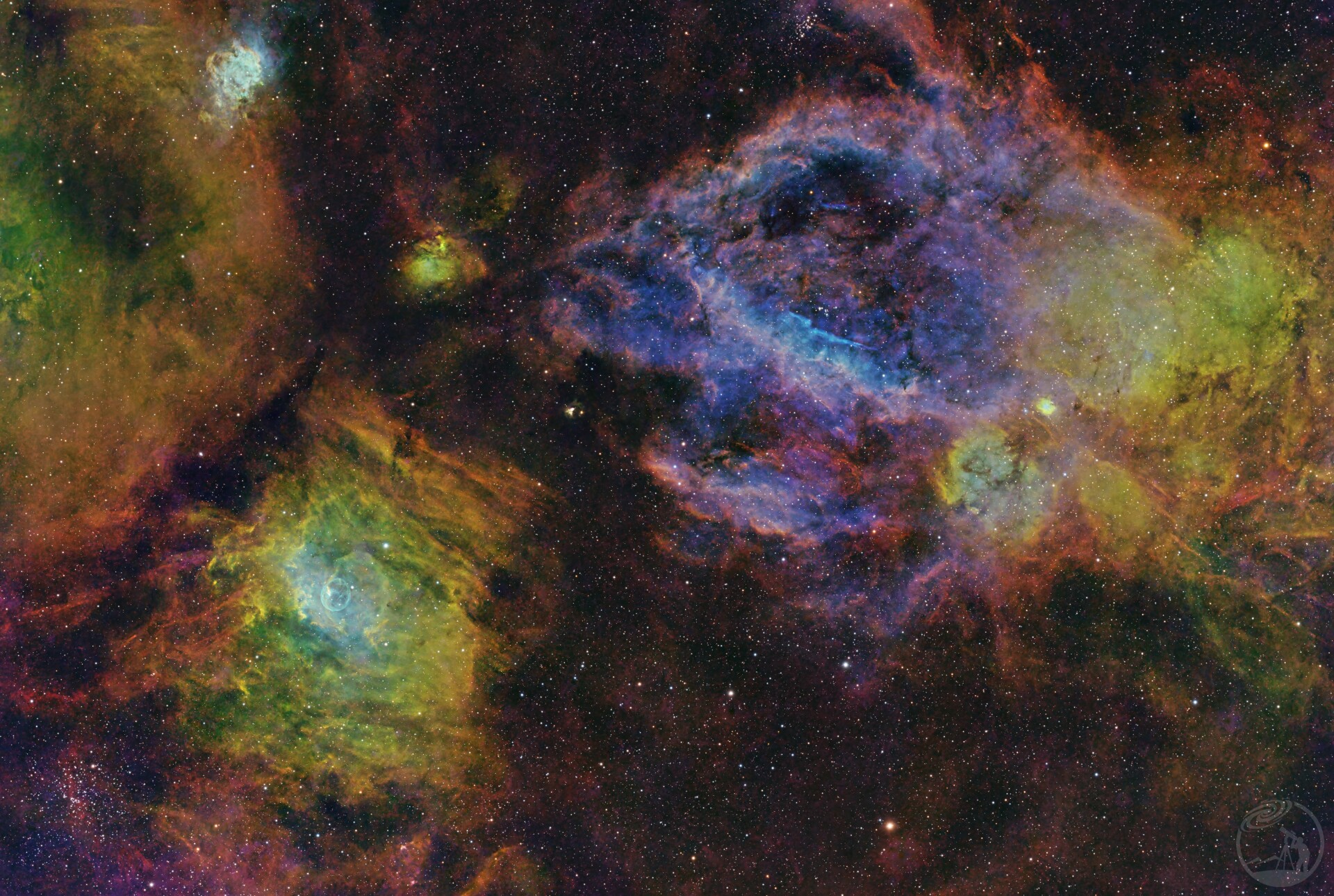 NGC7635气泡星云广域 朝花夕拾