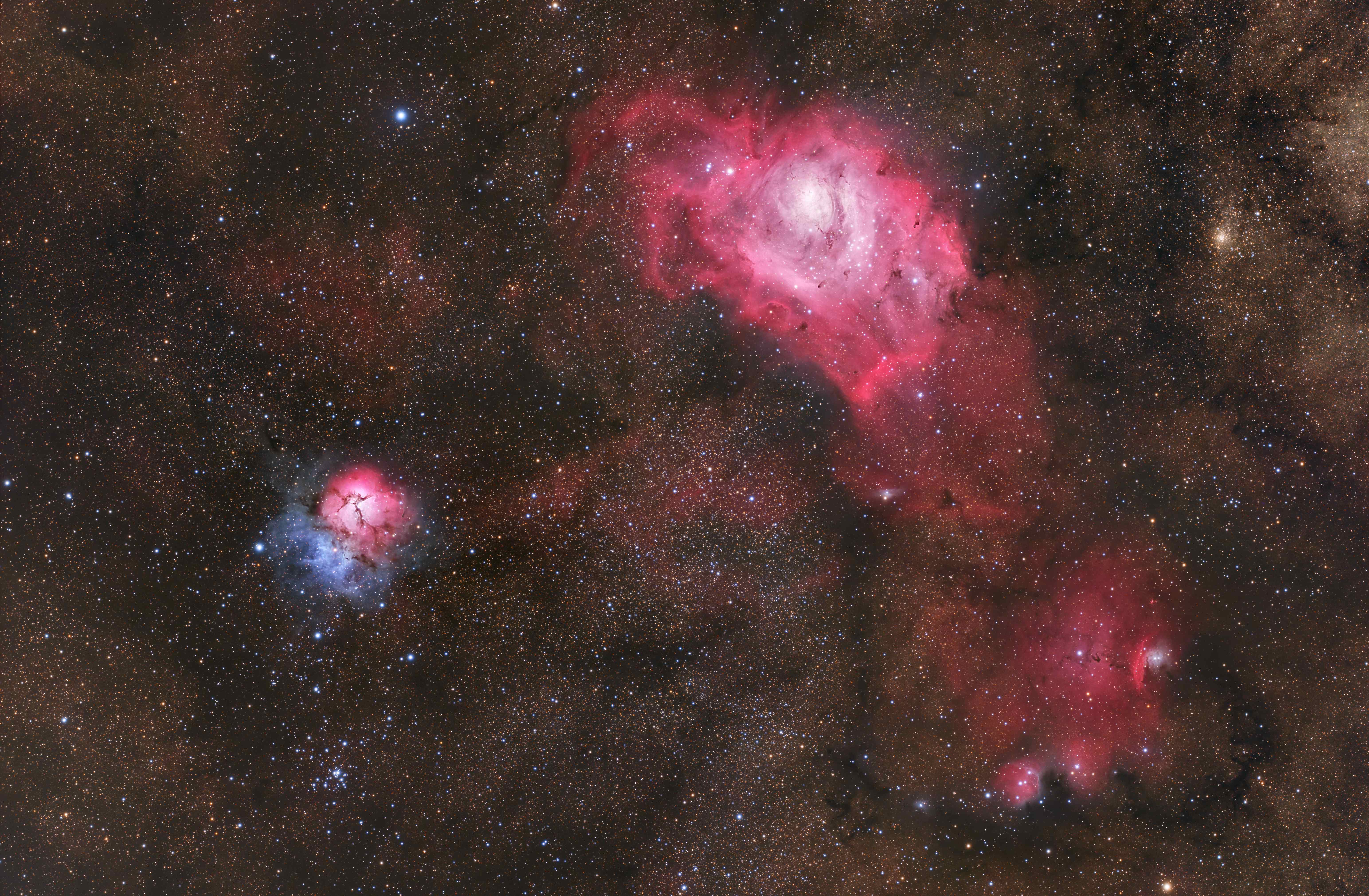 礁湖与三裂合影