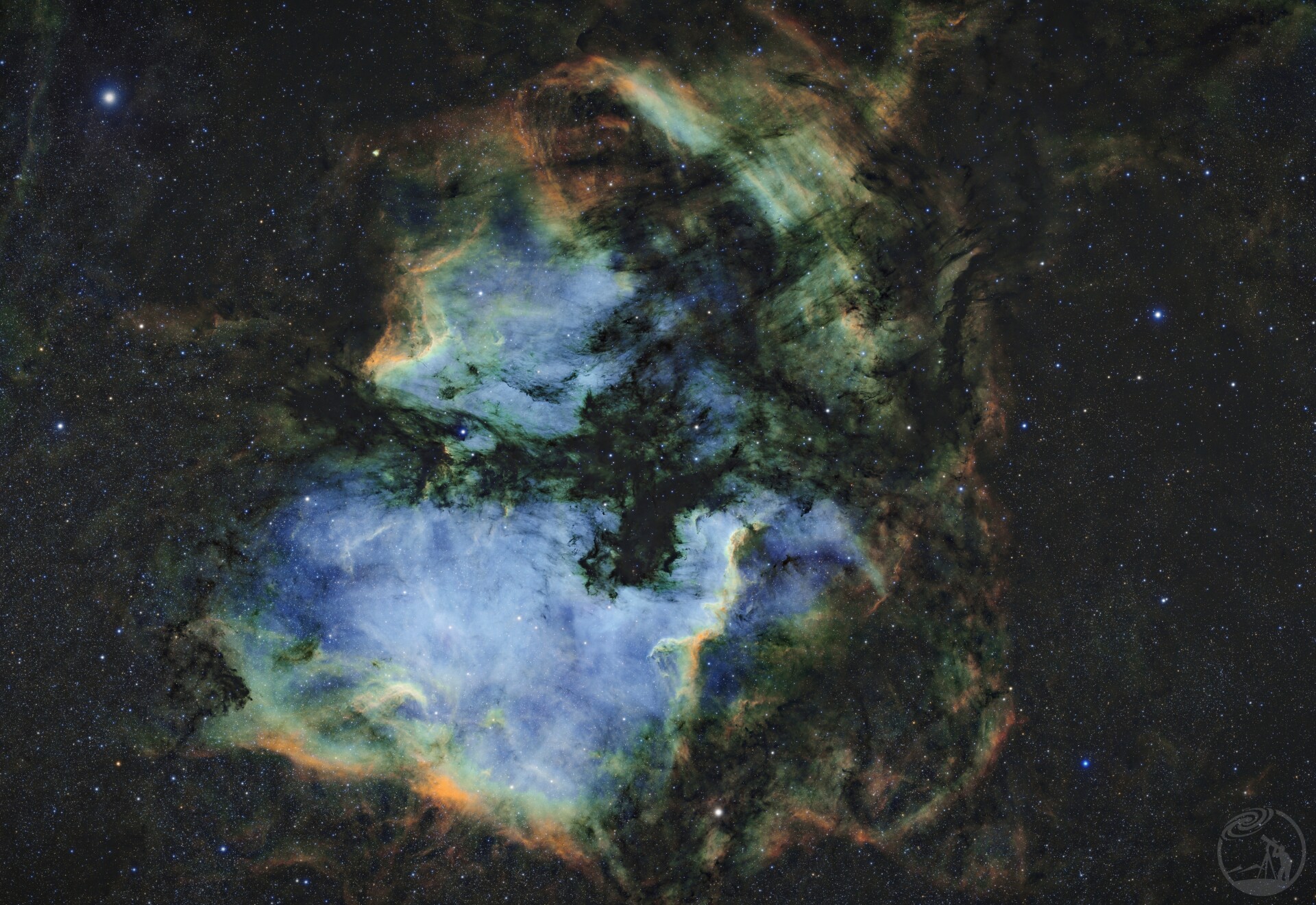 鹈鹕星云and北美洲星云 马赛克完整