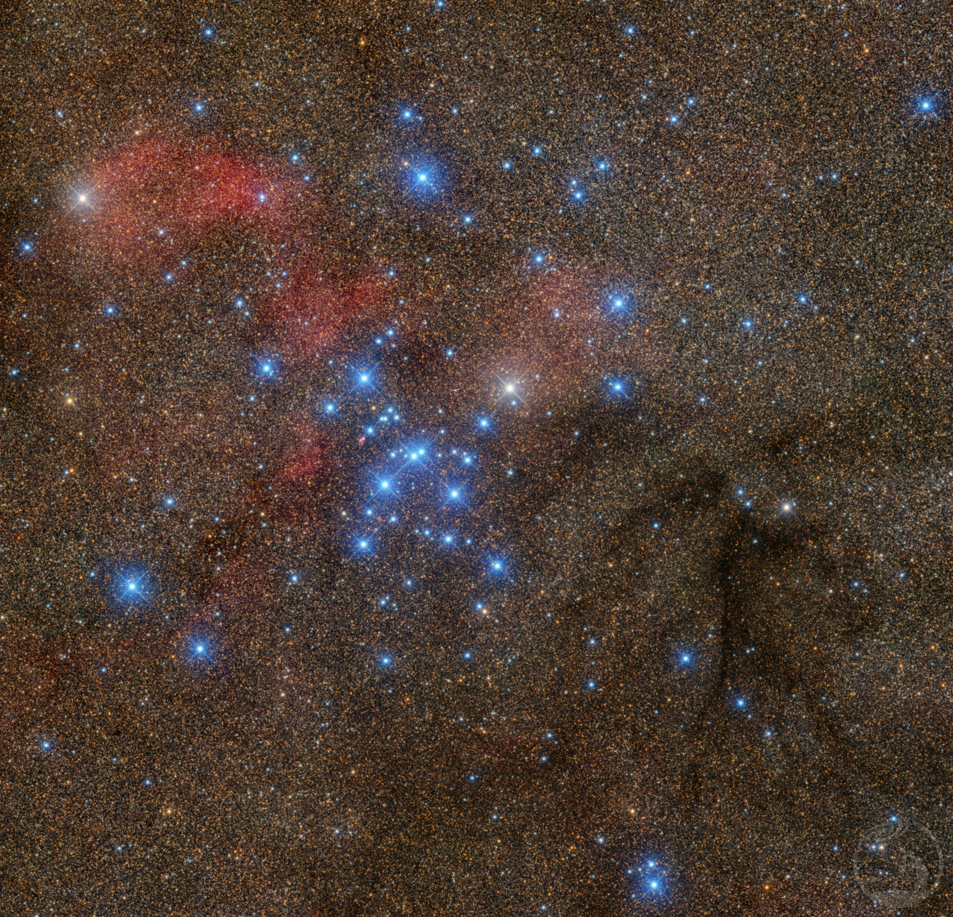 M7疏散星图—银河之鱼