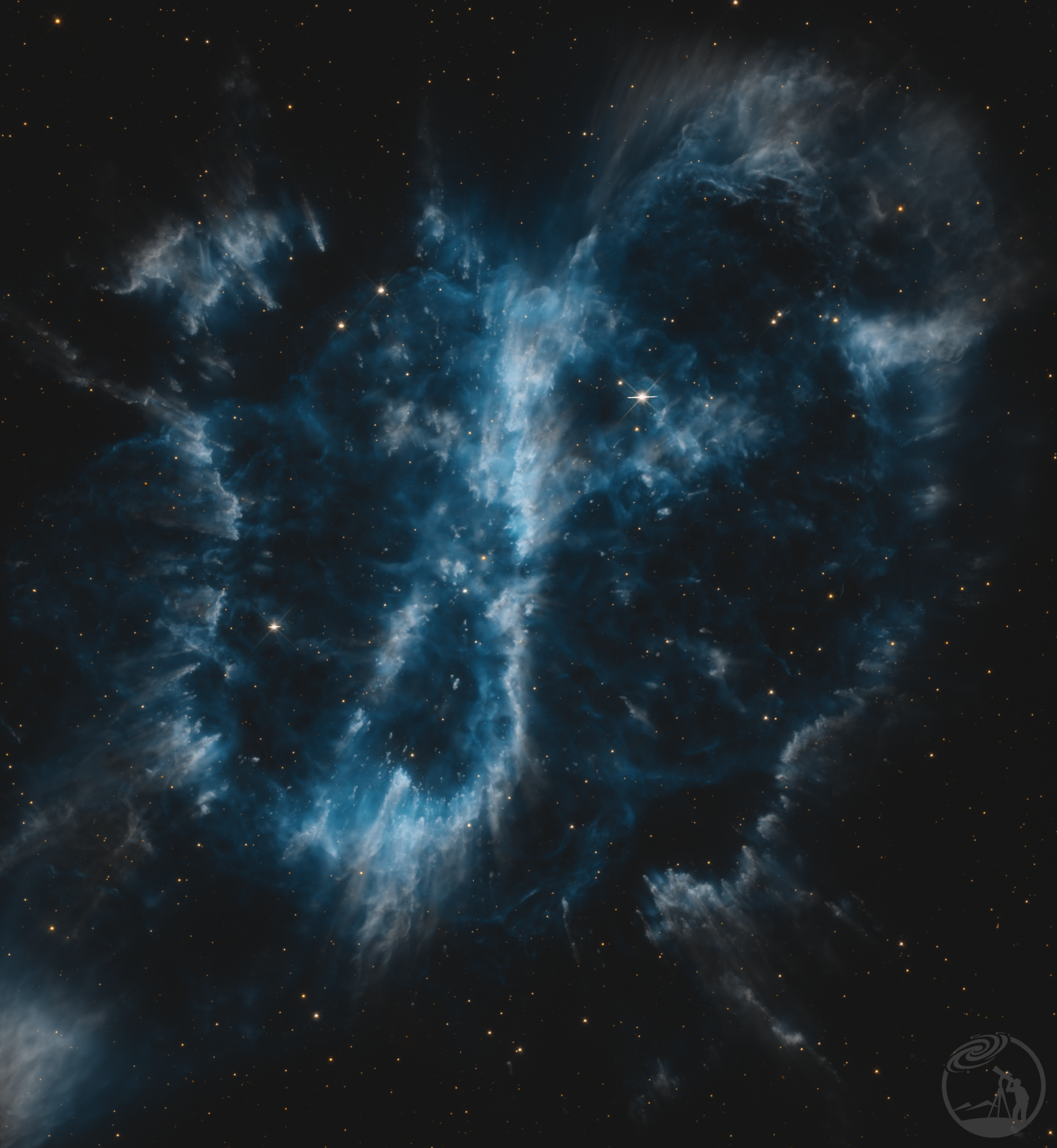 NGC5189阴间调色红黄蓝