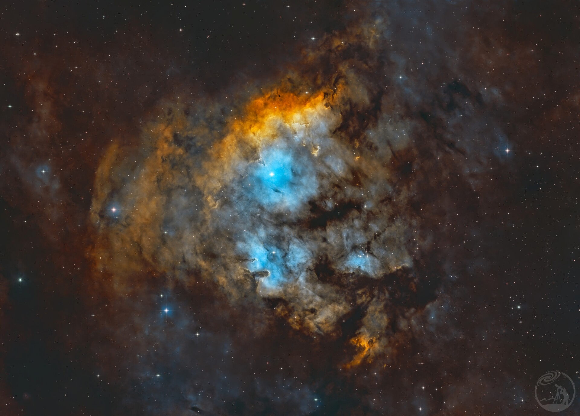 NGC7822 宇宙问号星云局部