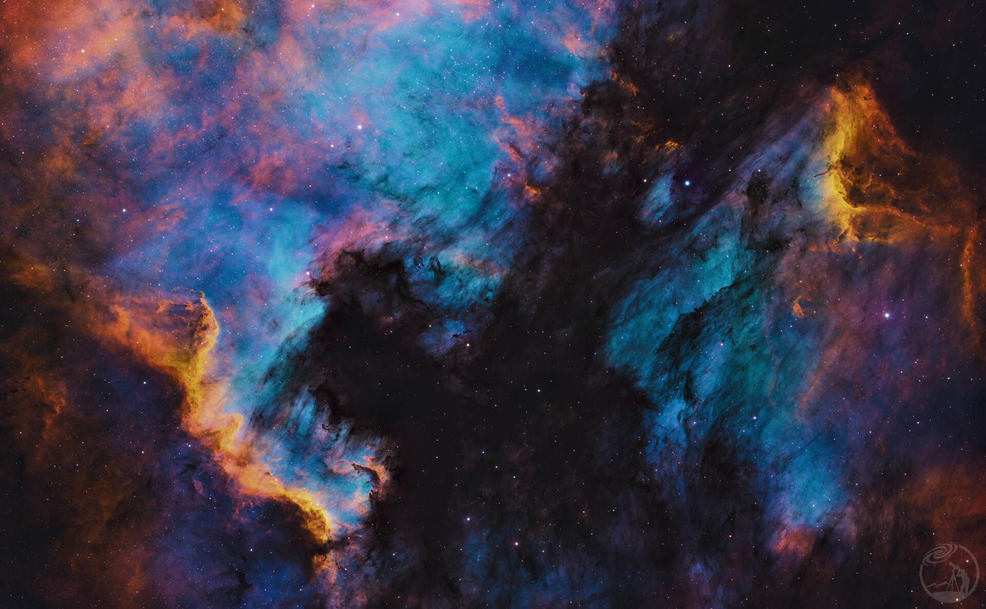 NGC7000北美IC5070鹈鹕广域