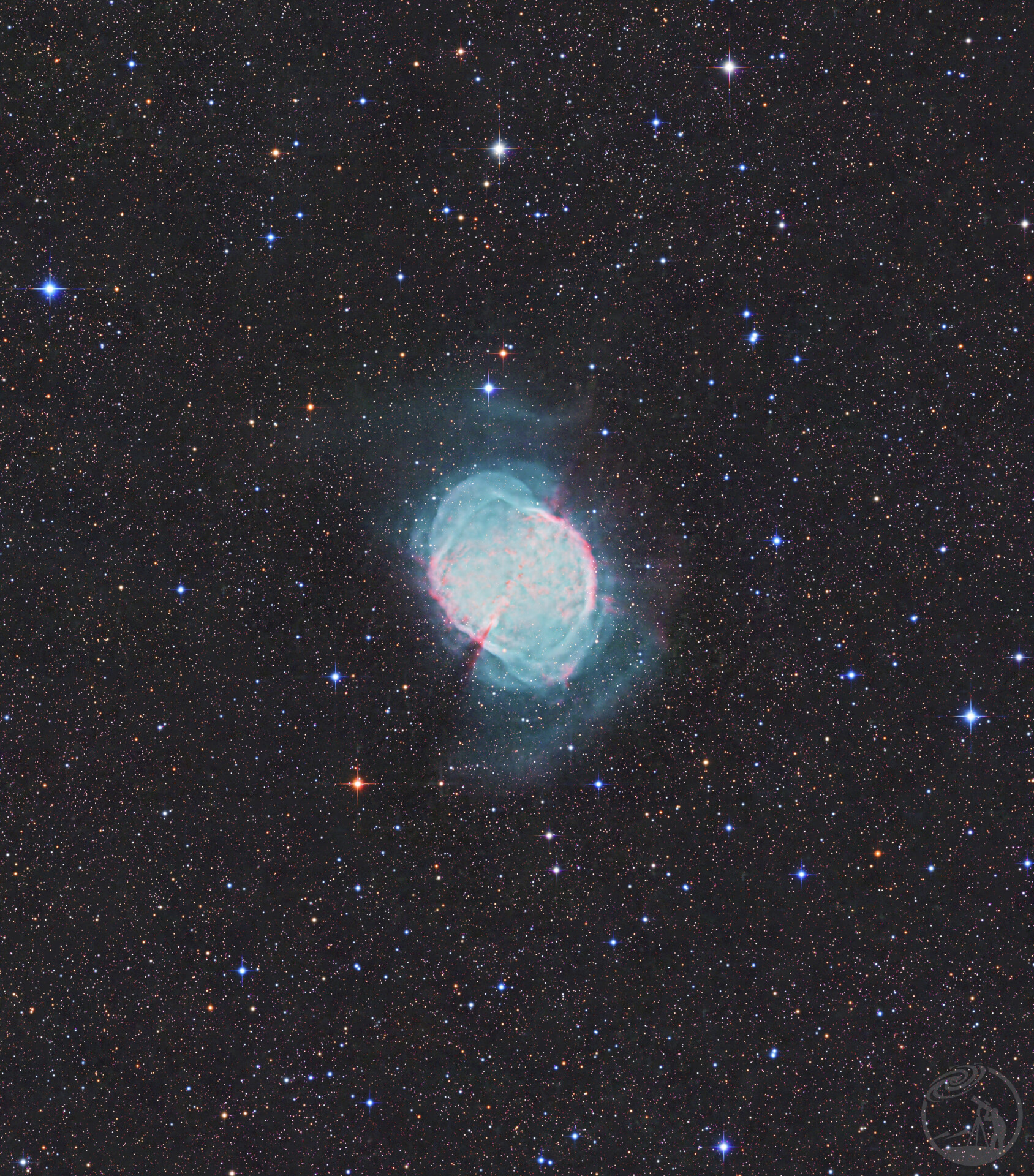 哑铃星云 RGBHa