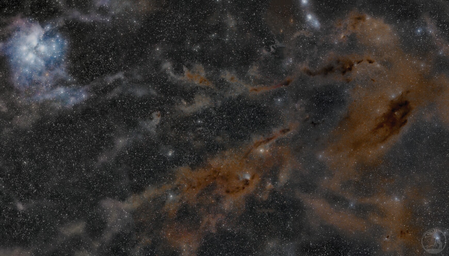 M45与金牛座暗星云