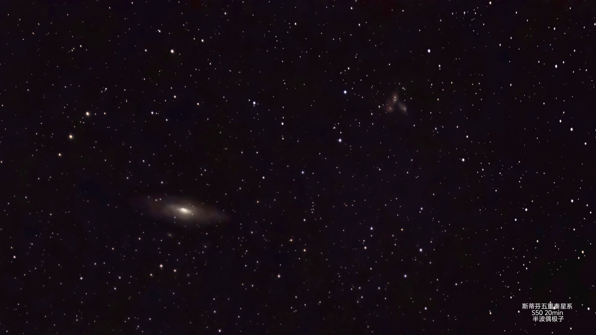 鹿舔星系与斯蒂芬五重奏